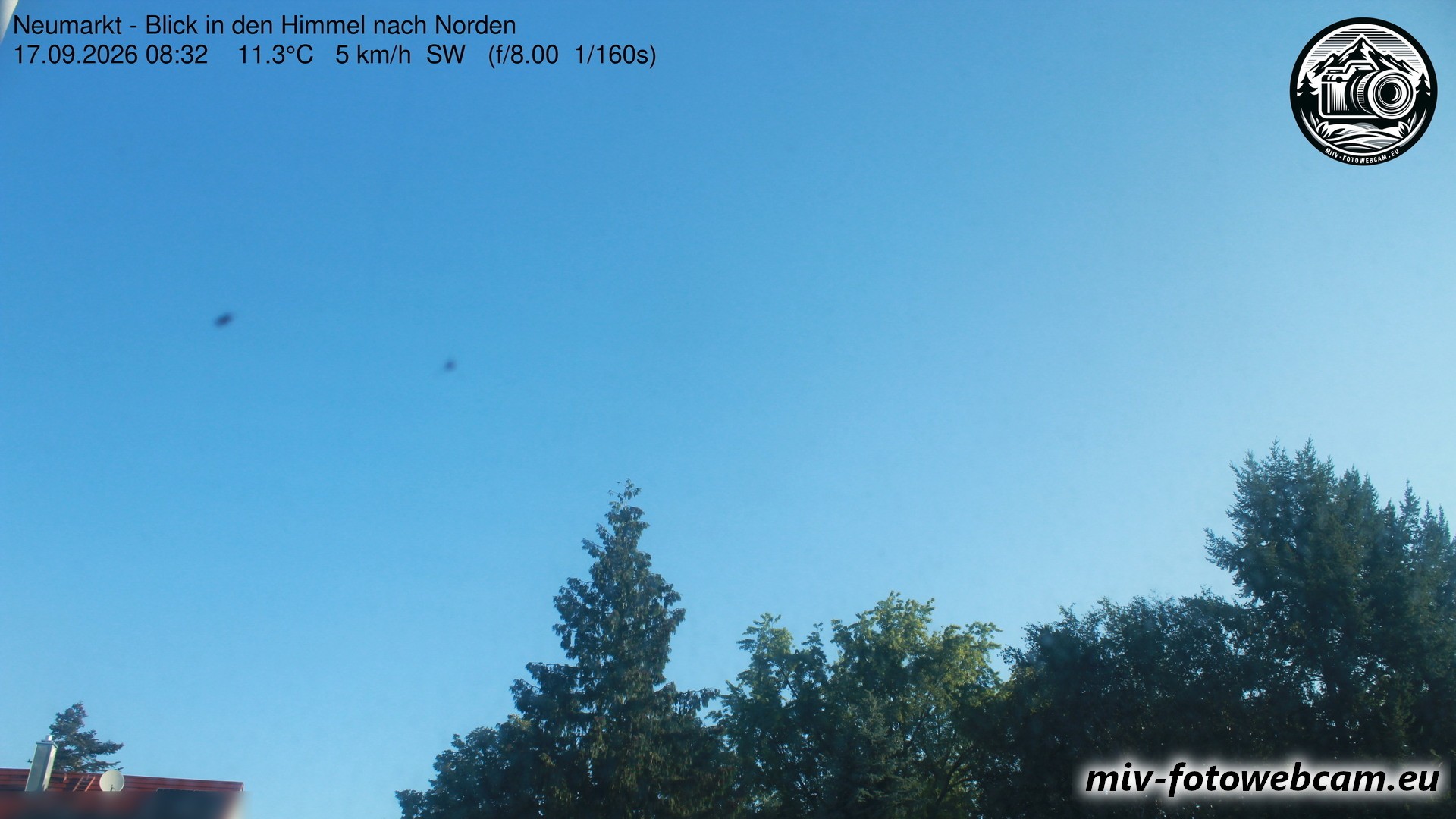 Archiv Foto Neumarkt in der Oberpfalz: Wetter-Webcam Norden