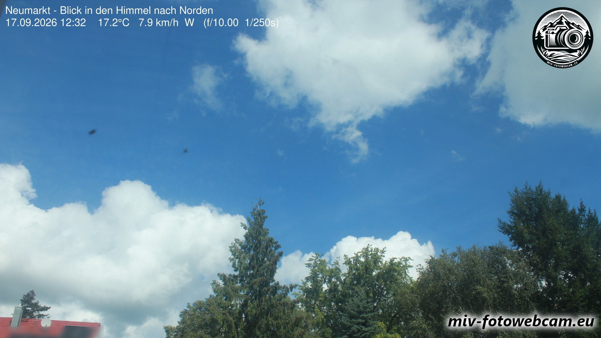 Archiv Foto Neumarkt in der Oberpfalz: Wetter-Webcam Norden