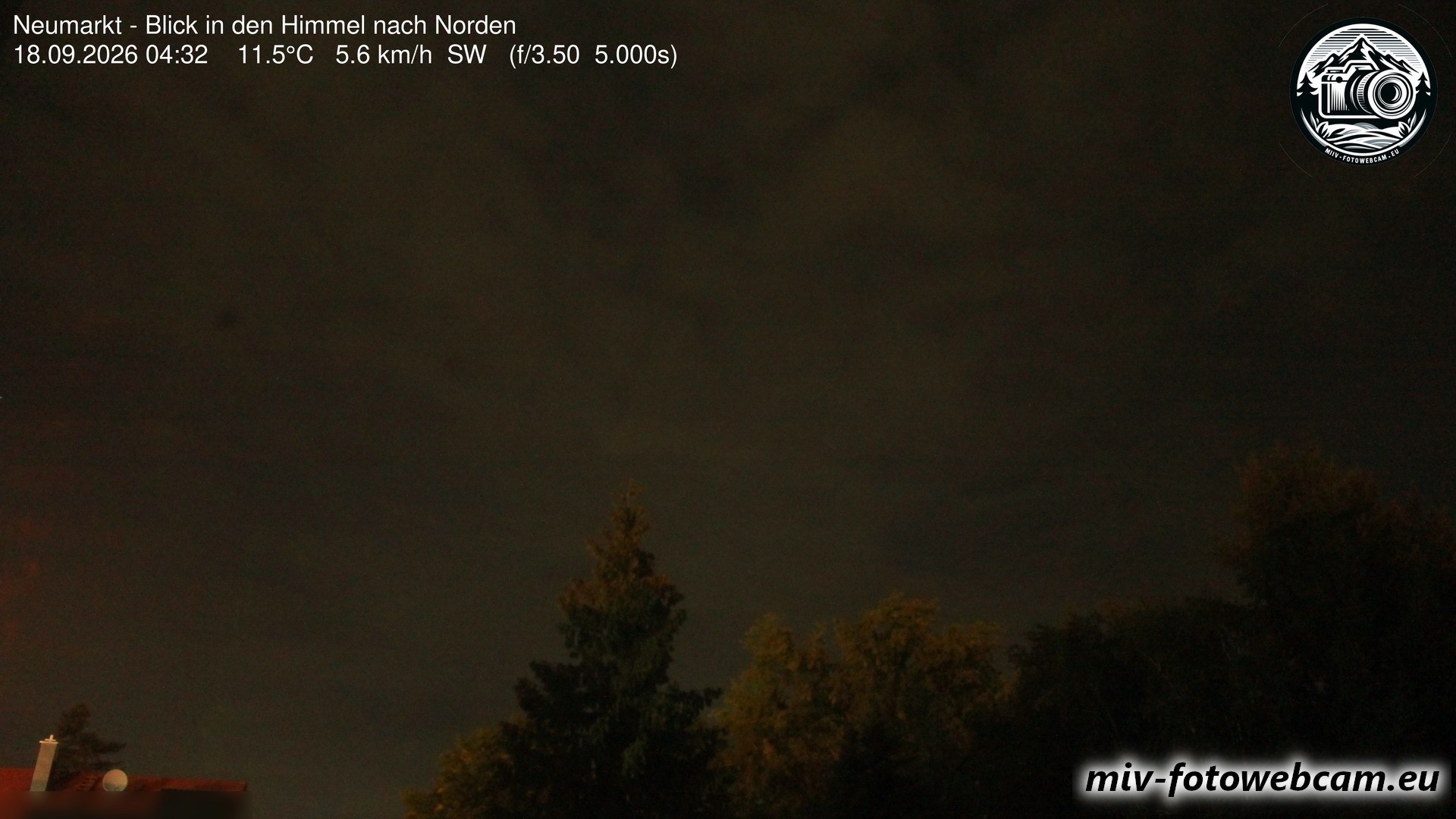 Archiv Foto Neumarkt in der Oberpfalz: Wetter-Webcam Norden