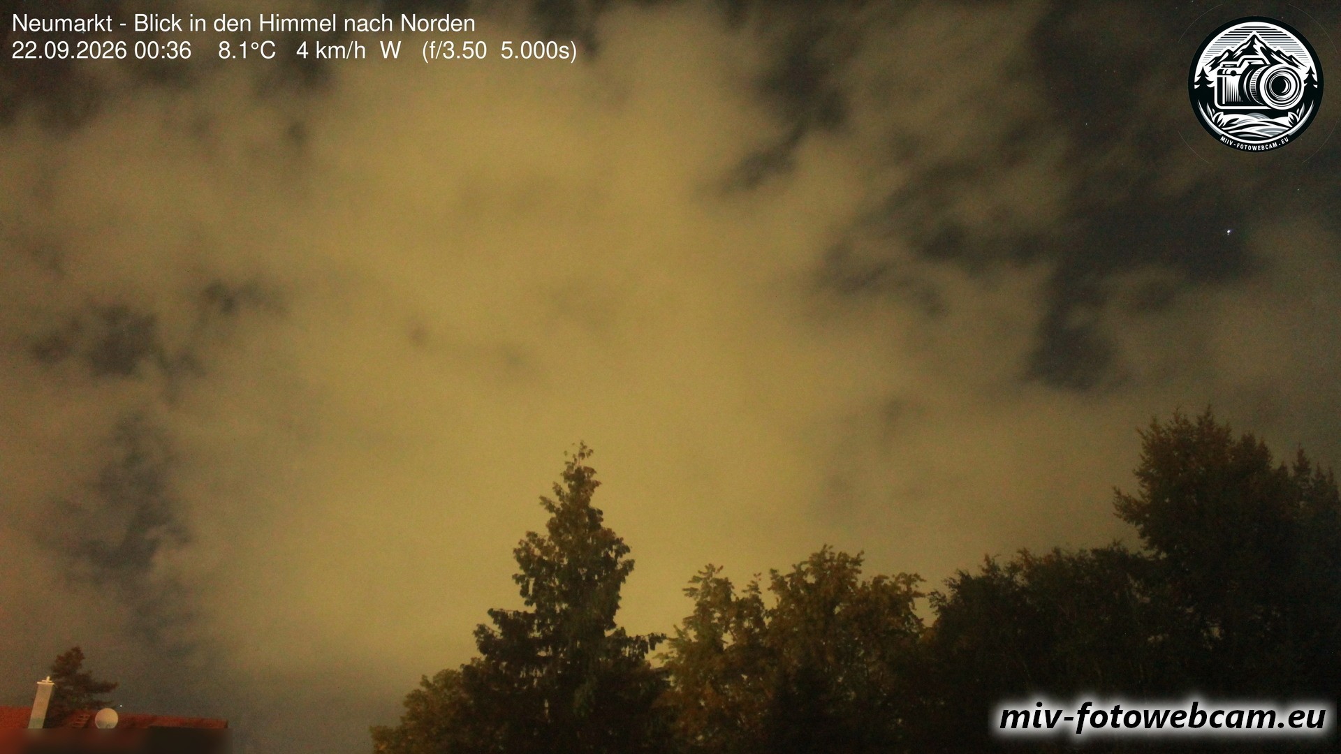 Archiv Foto Neumarkt in der Oberpfalz: Wetter-Webcam Norden