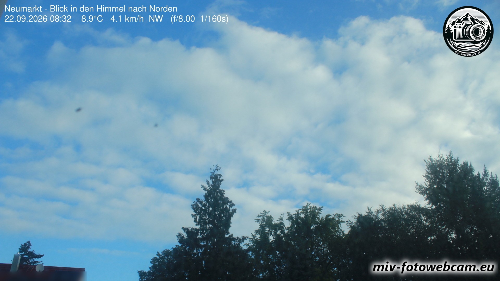 Archiv Foto Neumarkt in der Oberpfalz: Wetter-Webcam Norden