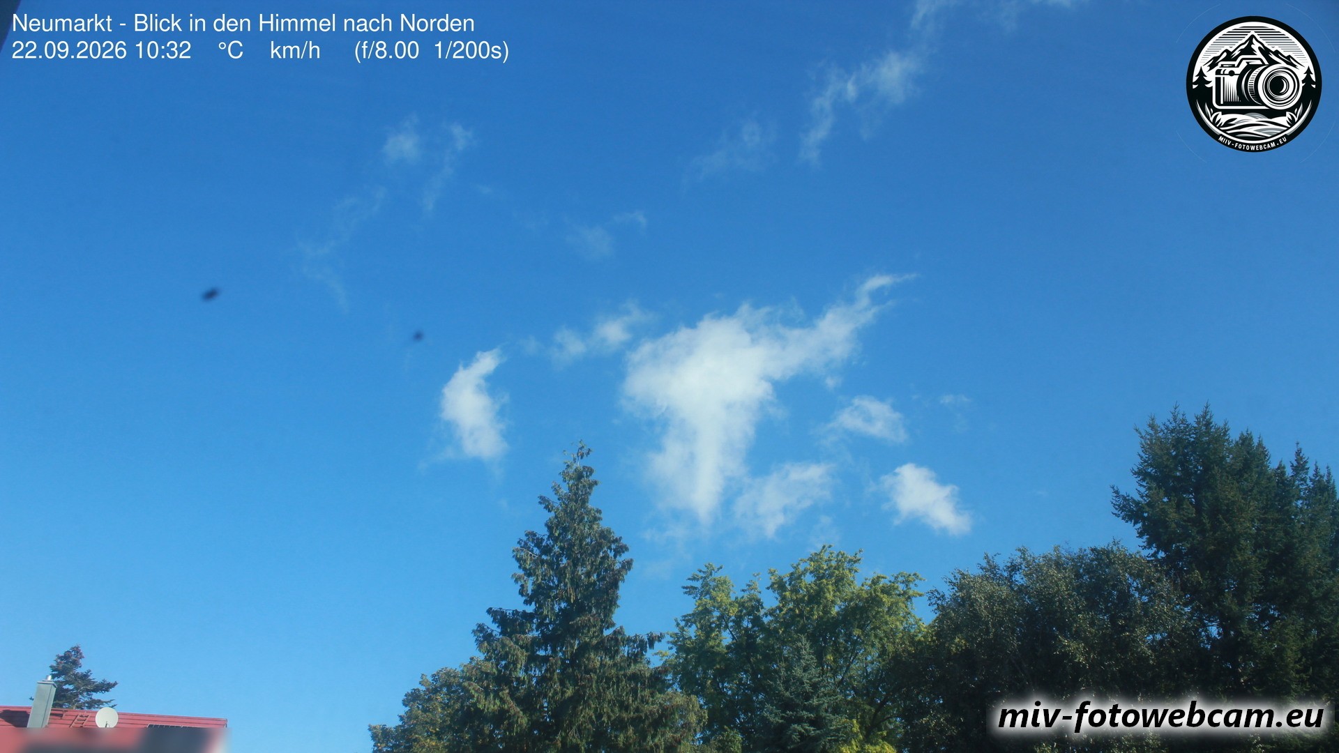Archiv Foto Neumarkt in der Oberpfalz: Wetter-Webcam Norden