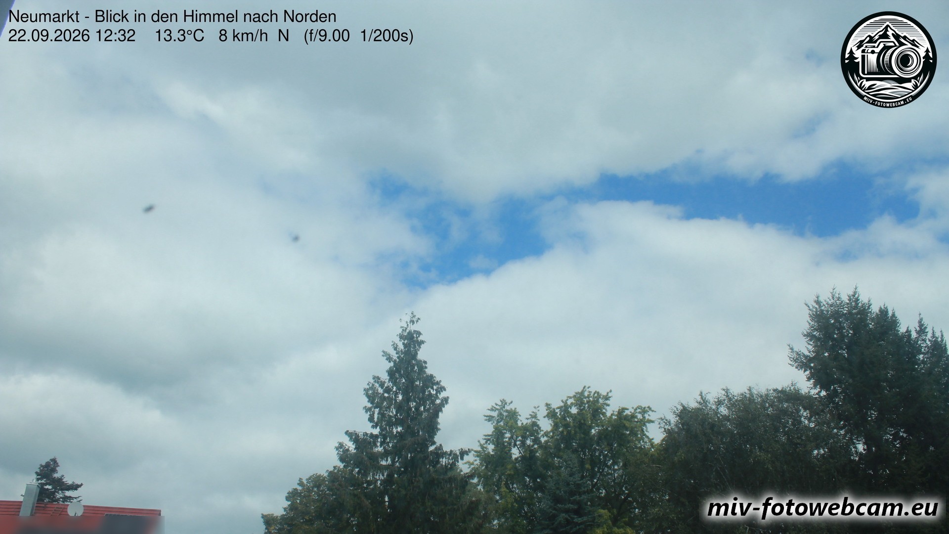 Archiv Foto Neumarkt in der Oberpfalz: Wetter-Webcam Norden