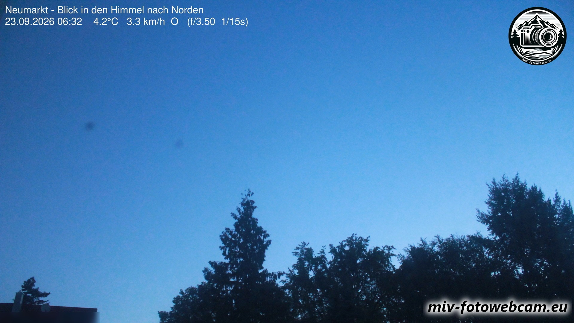 Archiv Foto Neumarkt in der Oberpfalz: Wetter-Webcam Norden