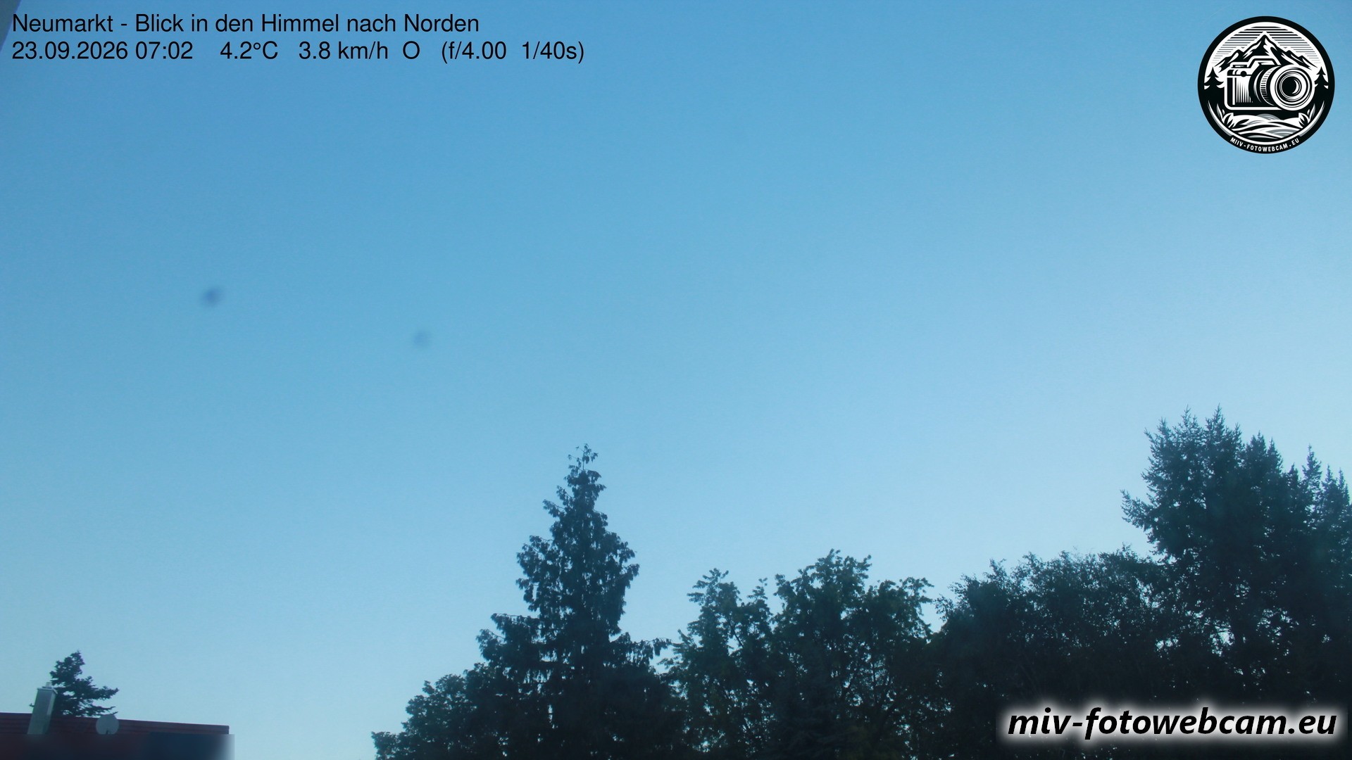 Archiv Foto Neumarkt in der Oberpfalz: Wetter-Webcam Norden