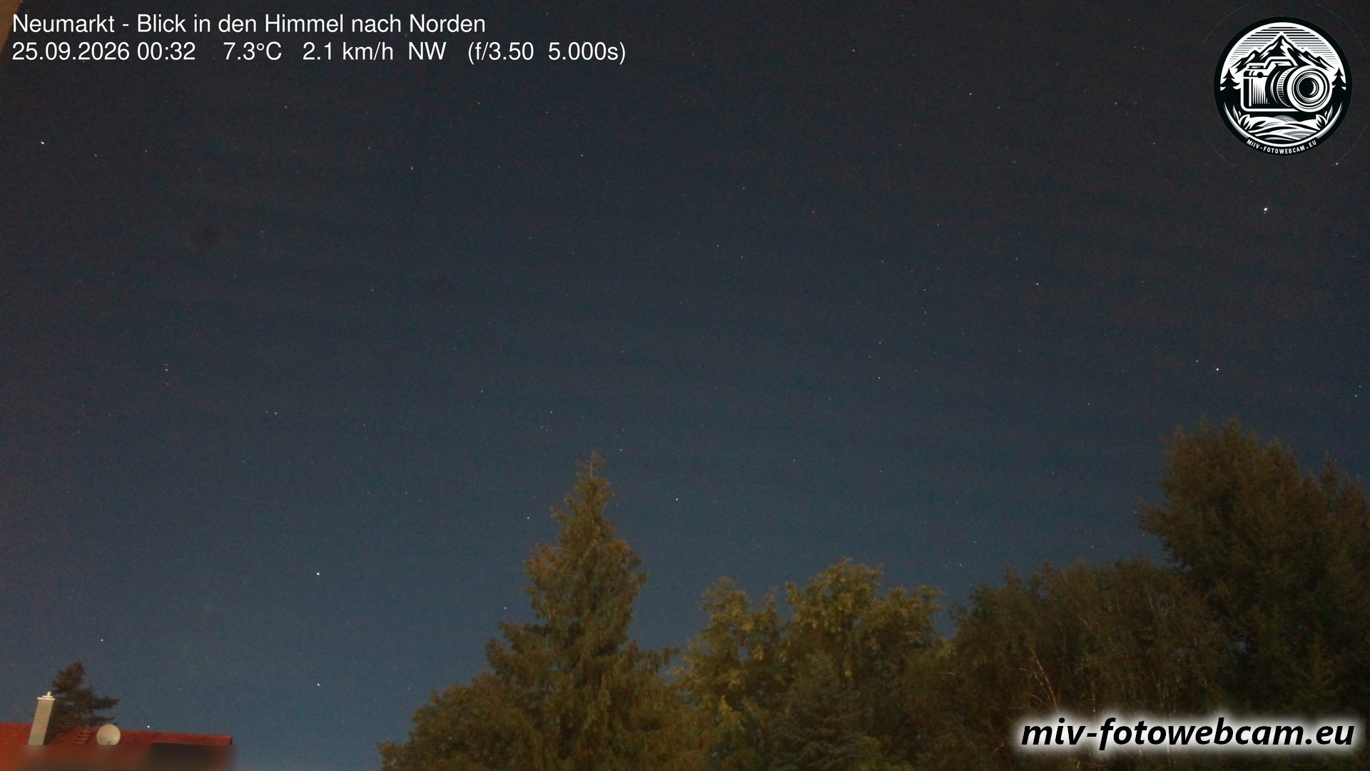 Archiv Foto Neumarkt in der Oberpfalz: Wetter-Webcam Norden
