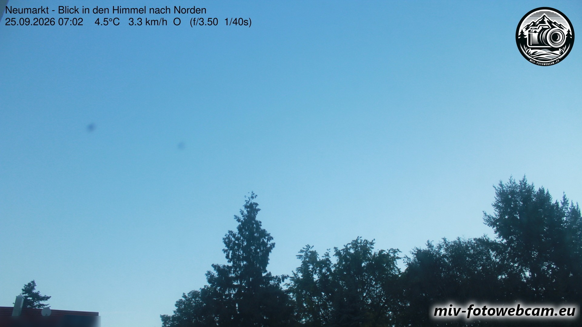 Archiv Foto Neumarkt in der Oberpfalz: Wetter-Webcam Norden
