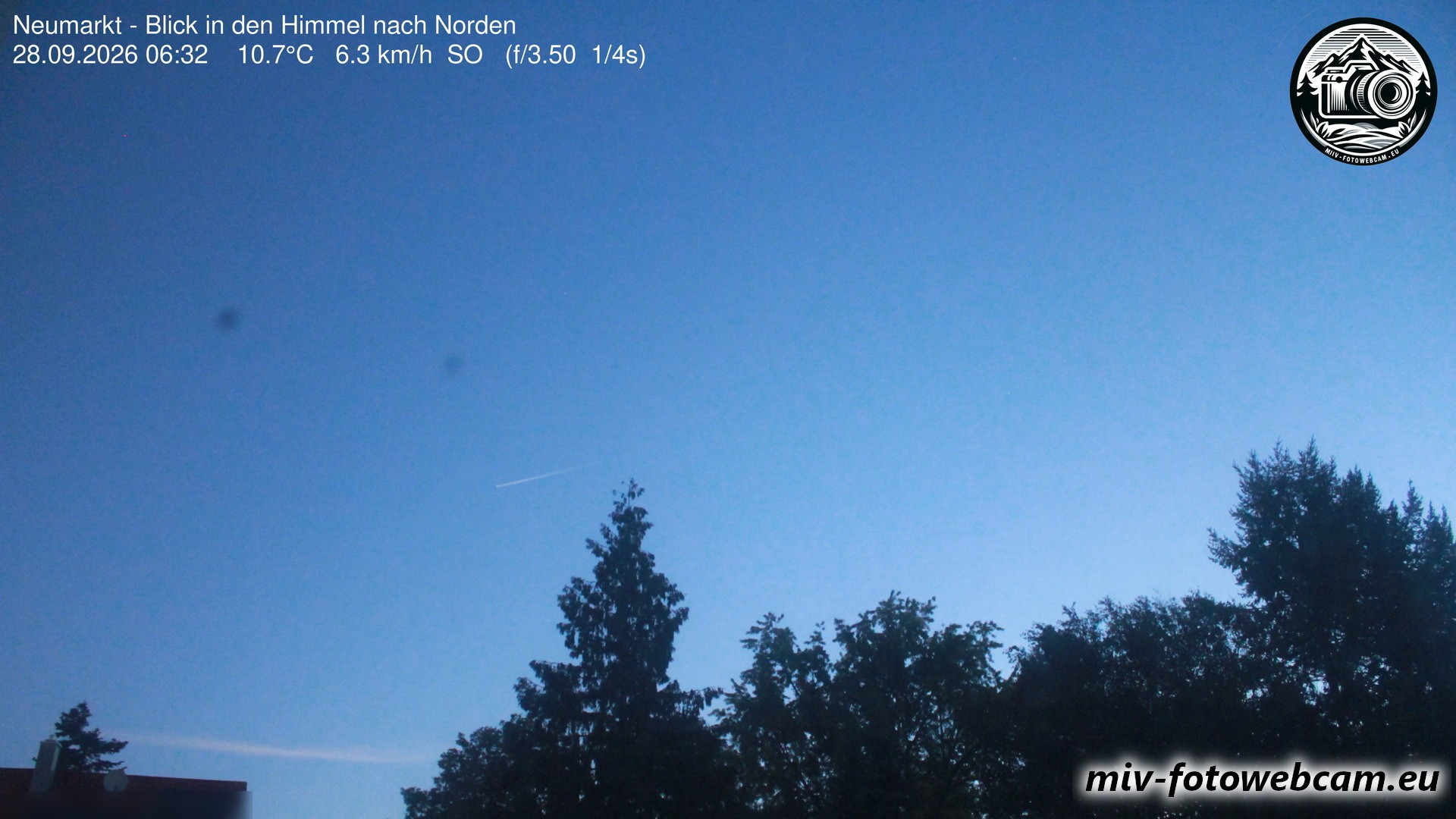 Archiv Foto Neumarkt in der Oberpfalz: Wetter-Webcam Norden