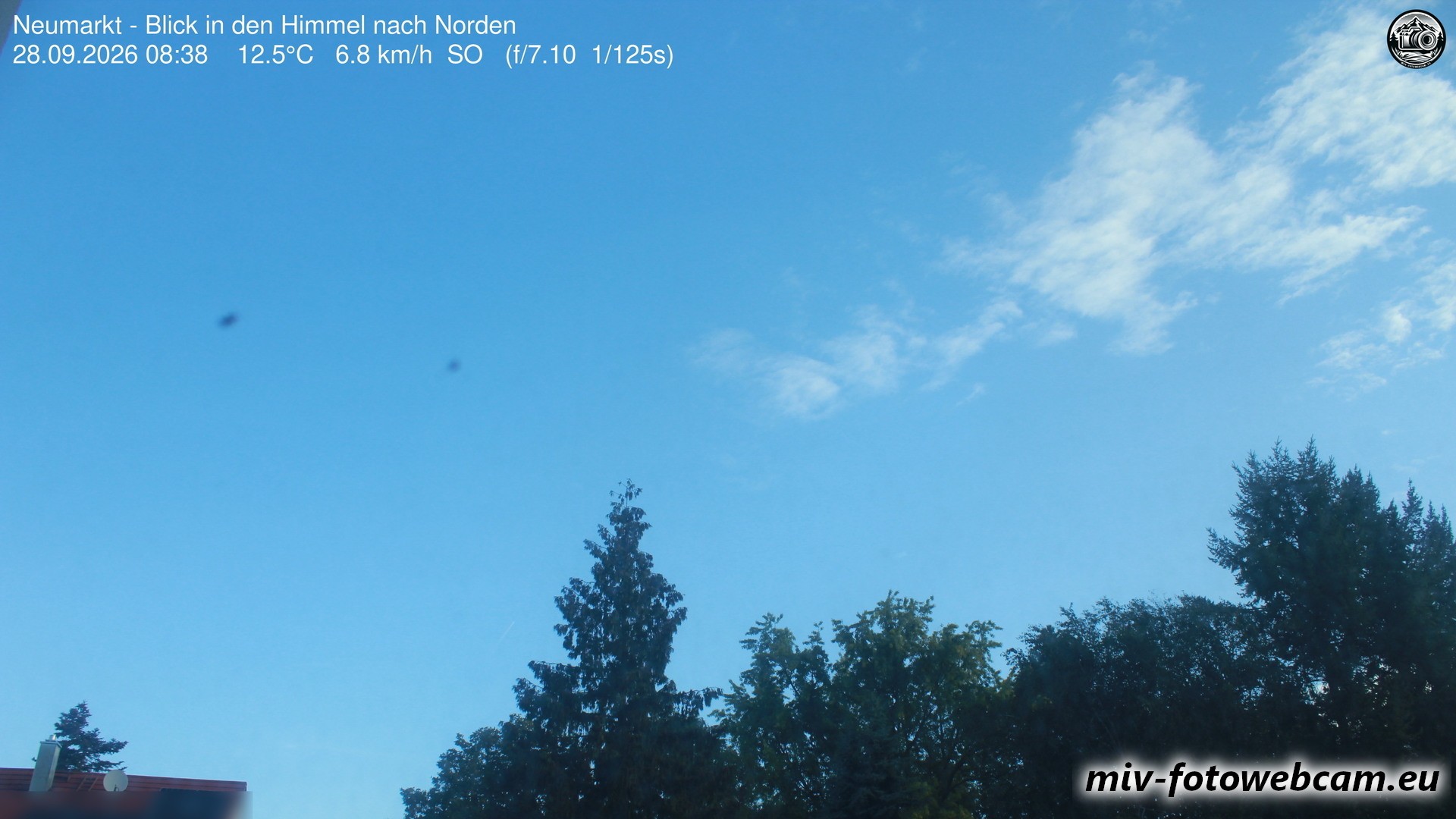 Archiv Foto Neumarkt in der Oberpfalz: Wetter-Webcam Norden