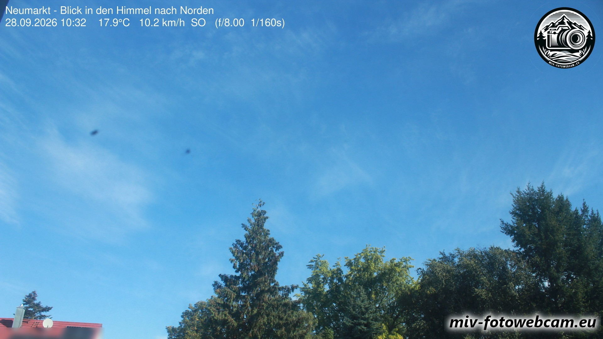 Archiv Foto Neumarkt in der Oberpfalz: Wetter-Webcam Norden