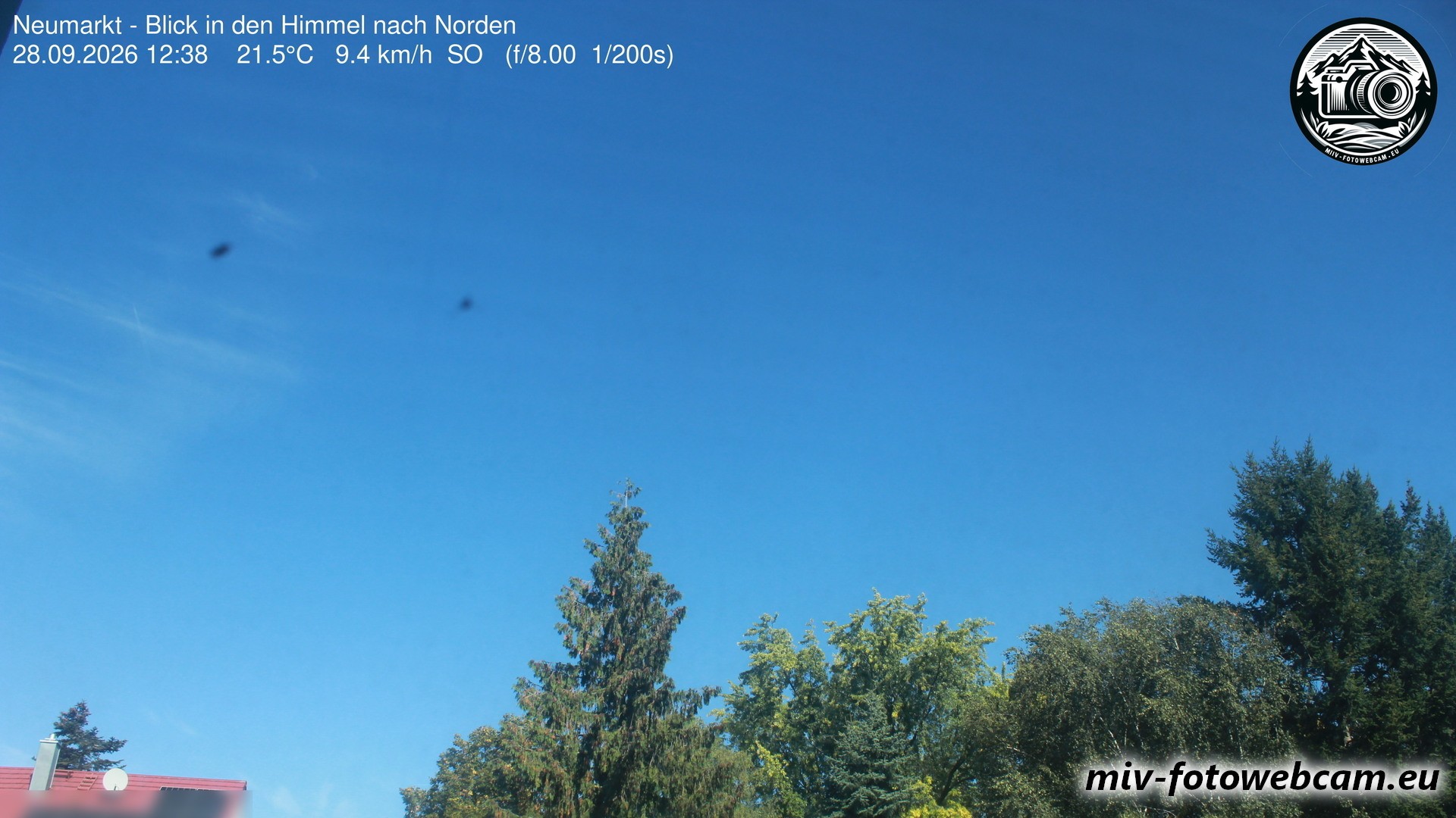 Archiv Foto Neumarkt in der Oberpfalz: Wetter-Webcam Norden