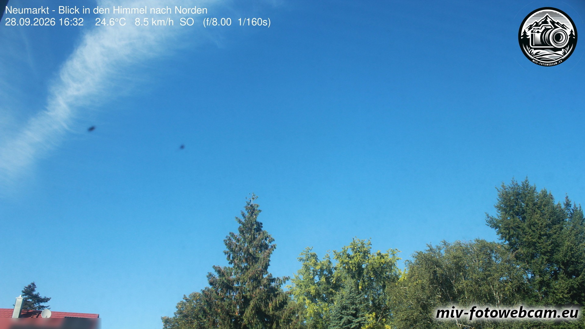 Archiv Foto Neumarkt in der Oberpfalz: Wetter-Webcam Norden