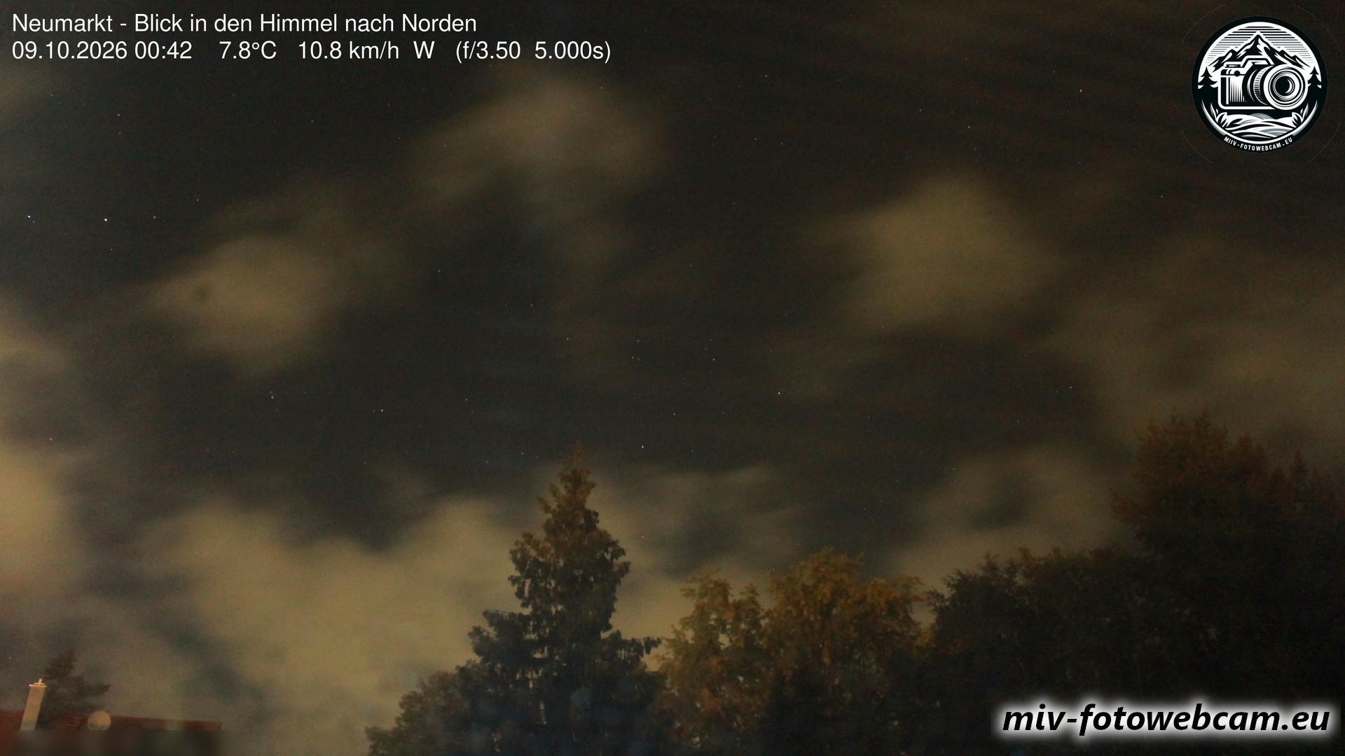 Archiv Foto Neumarkt in der Oberpfalz: Wetter-Webcam Norden