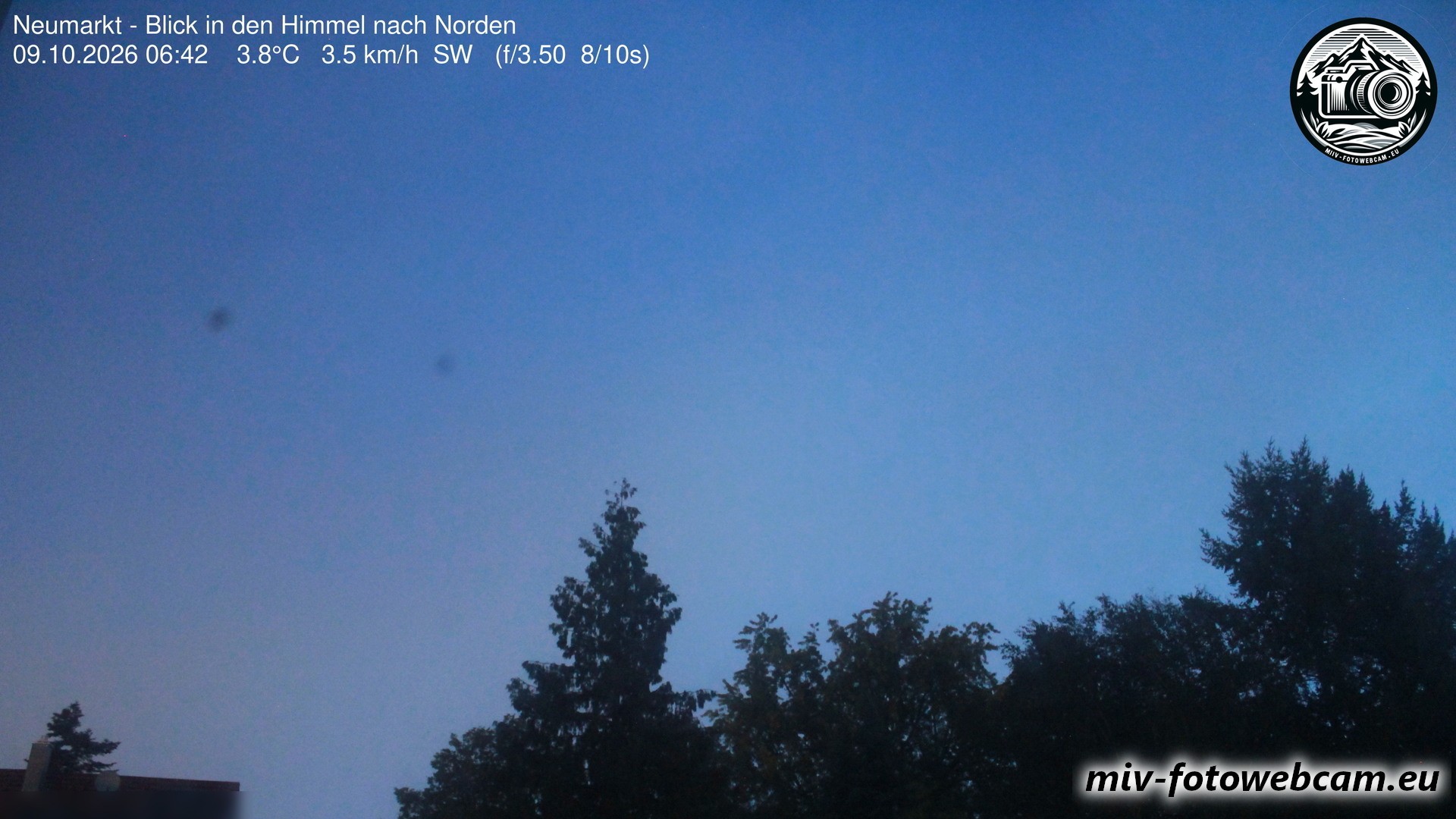 Archiv Foto Neumarkt in der Oberpfalz: Wetter-Webcam Norden