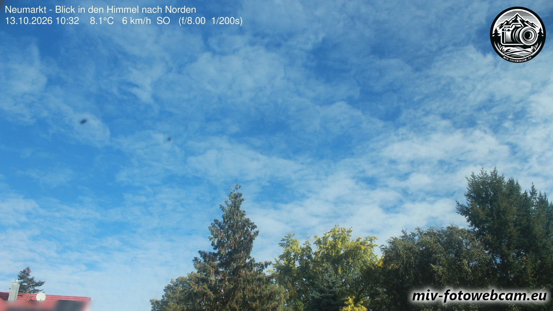 Archiv Foto Neumarkt in der Oberpfalz: Wetter-Webcam Norden