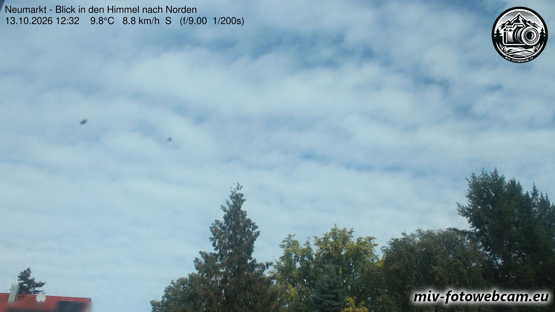 Archiv Foto Neumarkt in der Oberpfalz: Wetter-Webcam Norden
