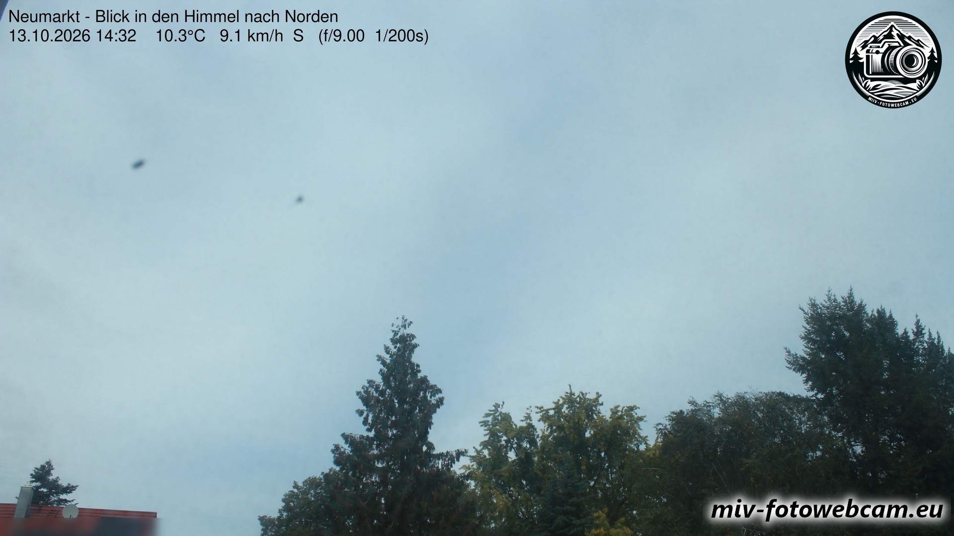 Archiv Foto Neumarkt in der Oberpfalz: Wetter-Webcam Norden