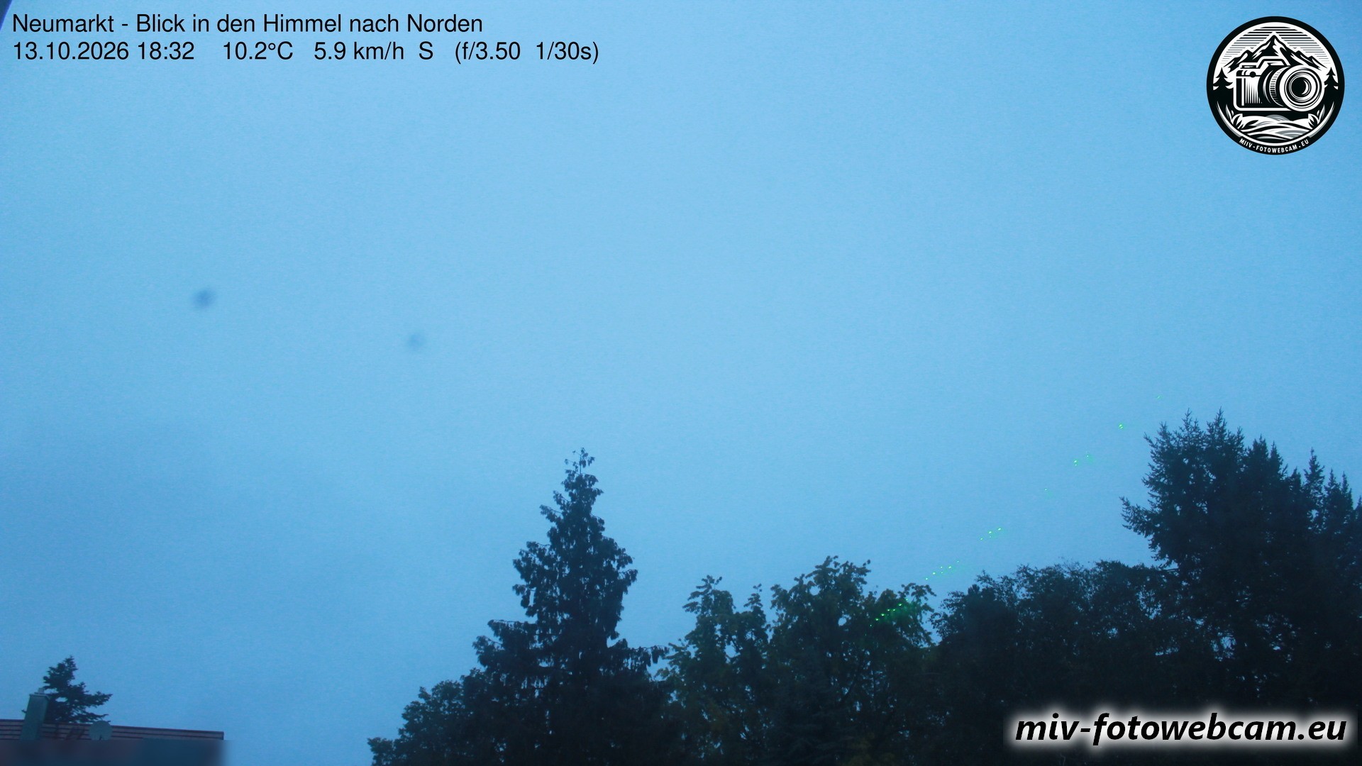 Archiv Foto Neumarkt in der Oberpfalz: Wetter-Webcam Norden