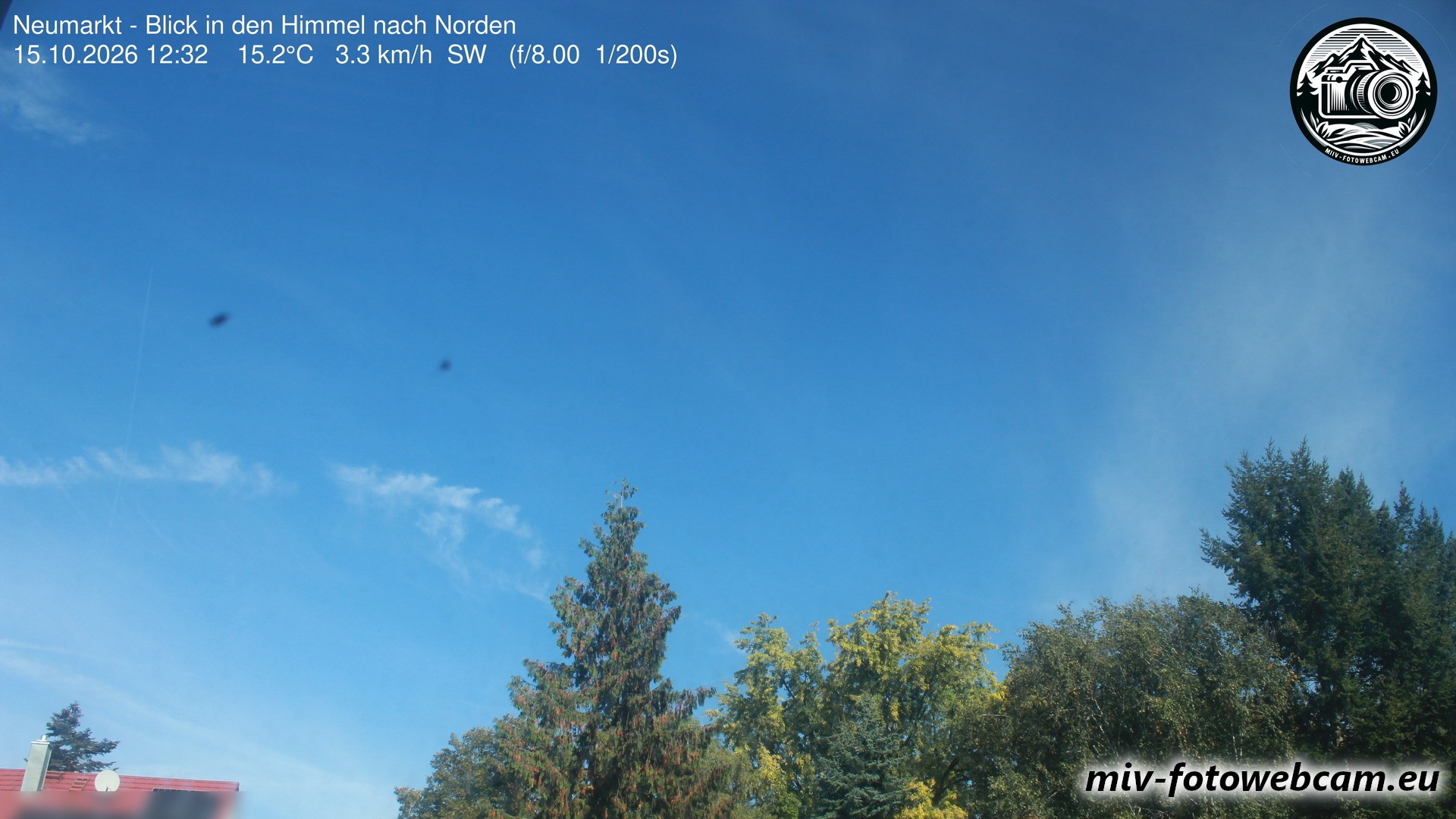 Archiv Foto Neumarkt in der Oberpfalz: Wetter-Webcam Norden