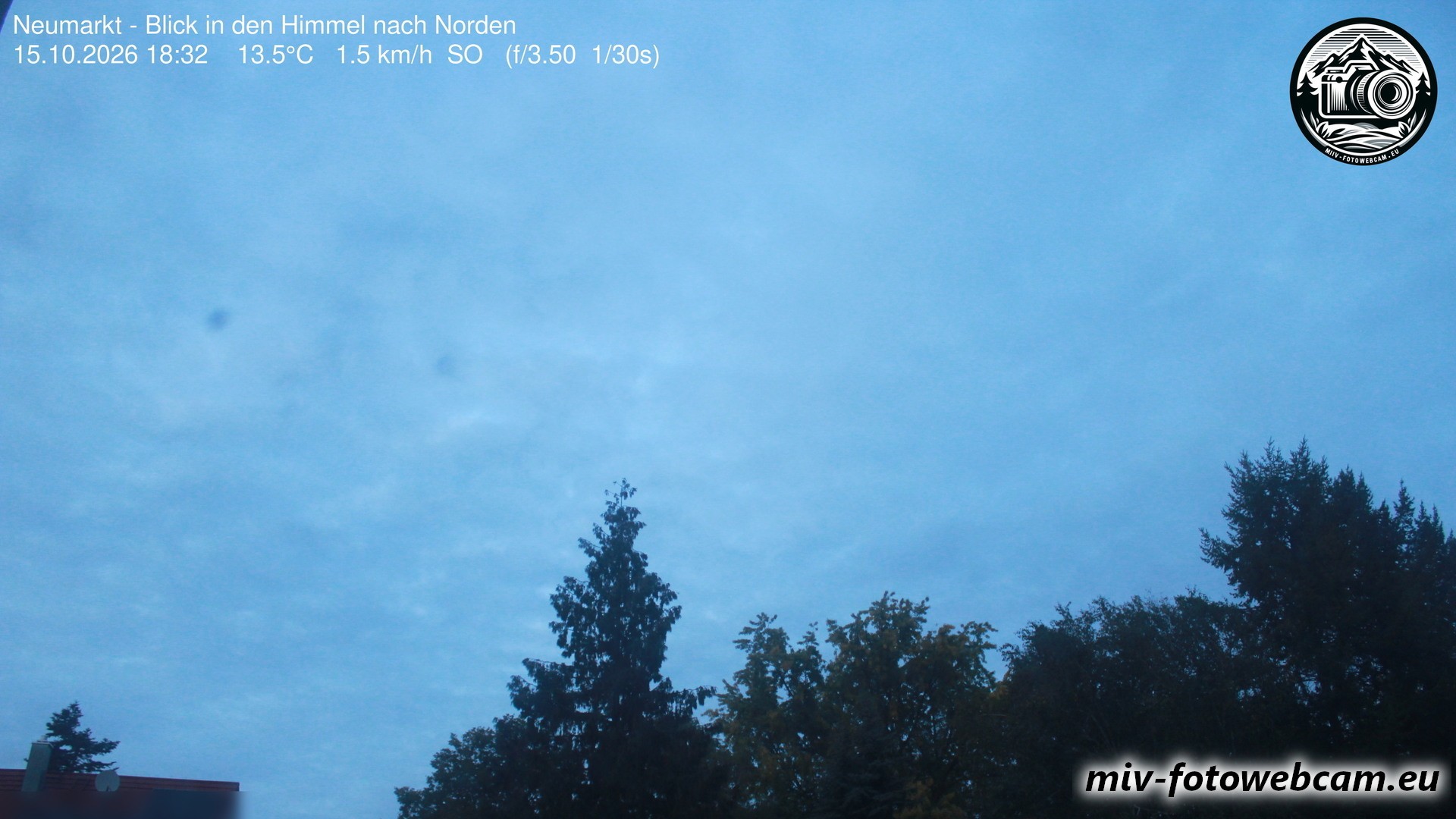 Archiv Foto Neumarkt in der Oberpfalz: Wetter-Webcam Norden