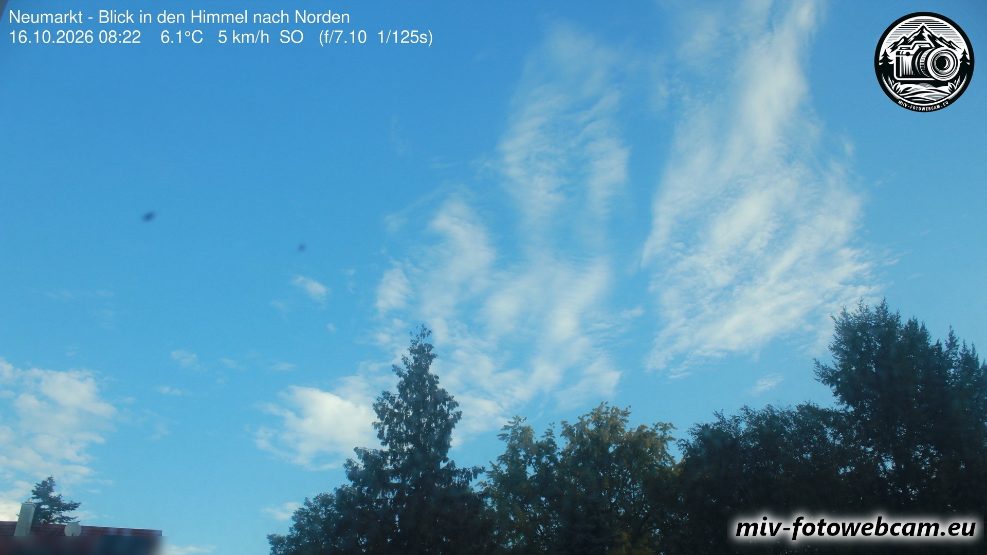 Archiv Foto Neumarkt in der Oberpfalz: Wetter-Webcam Norden
