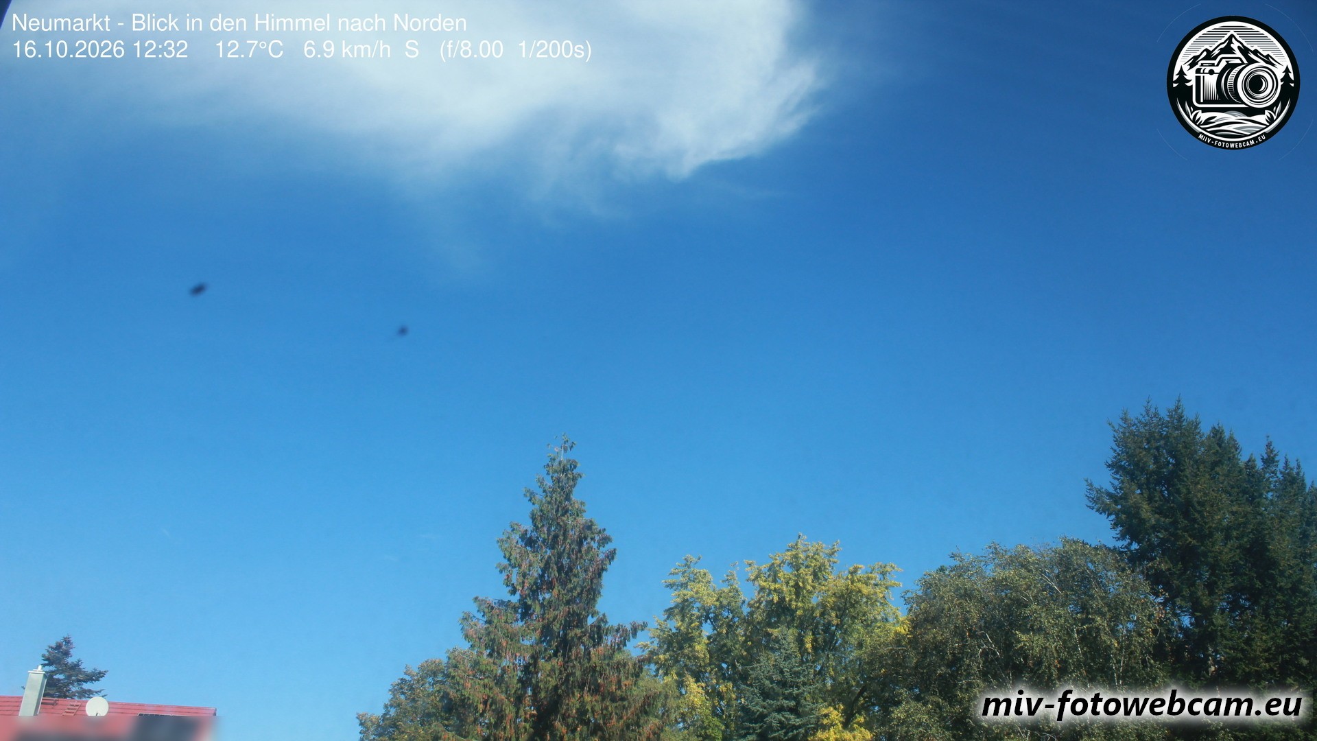 Archiv Foto Neumarkt in der Oberpfalz: Wetter-Webcam Norden