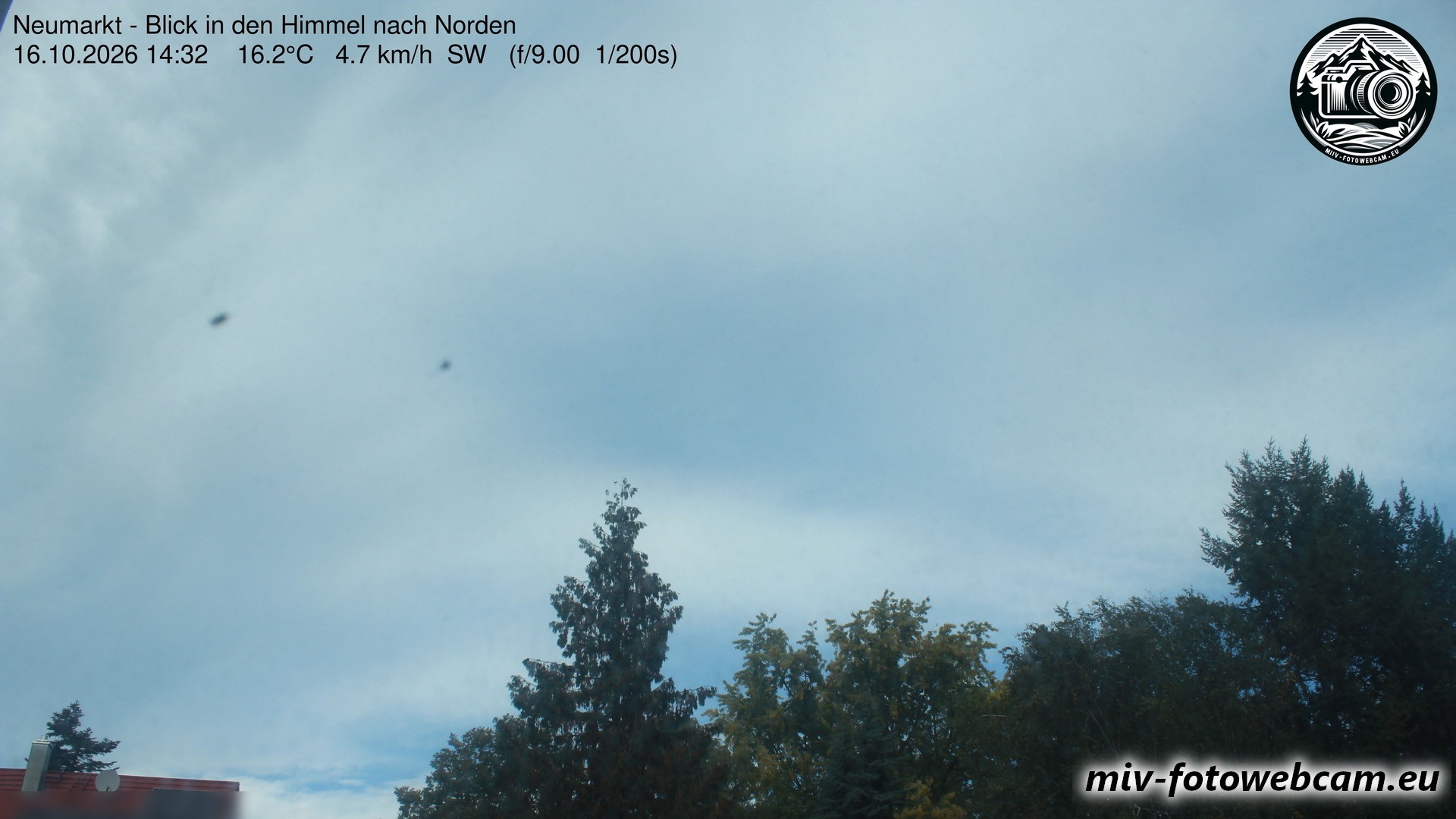Archiv Foto Neumarkt in der Oberpfalz: Wetter-Webcam Norden