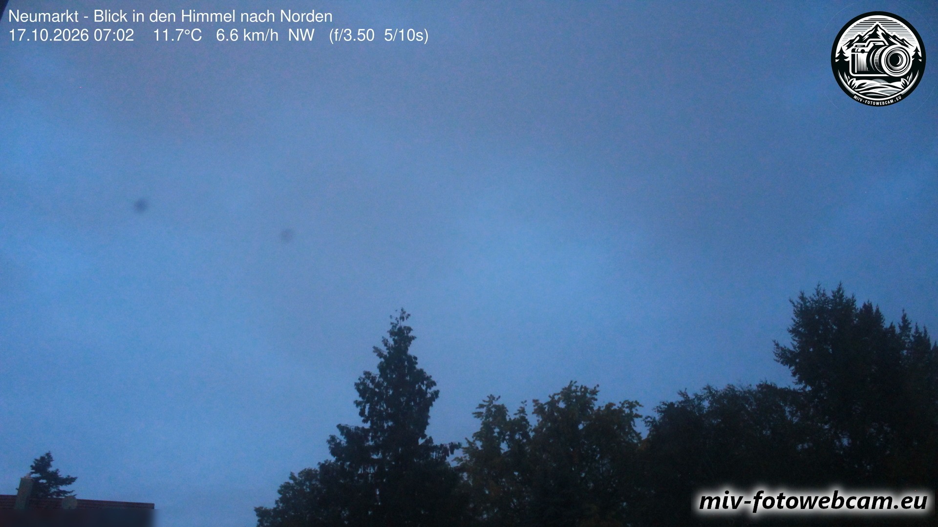 Archiv Foto Neumarkt in der Oberpfalz: Wetter-Webcam Norden