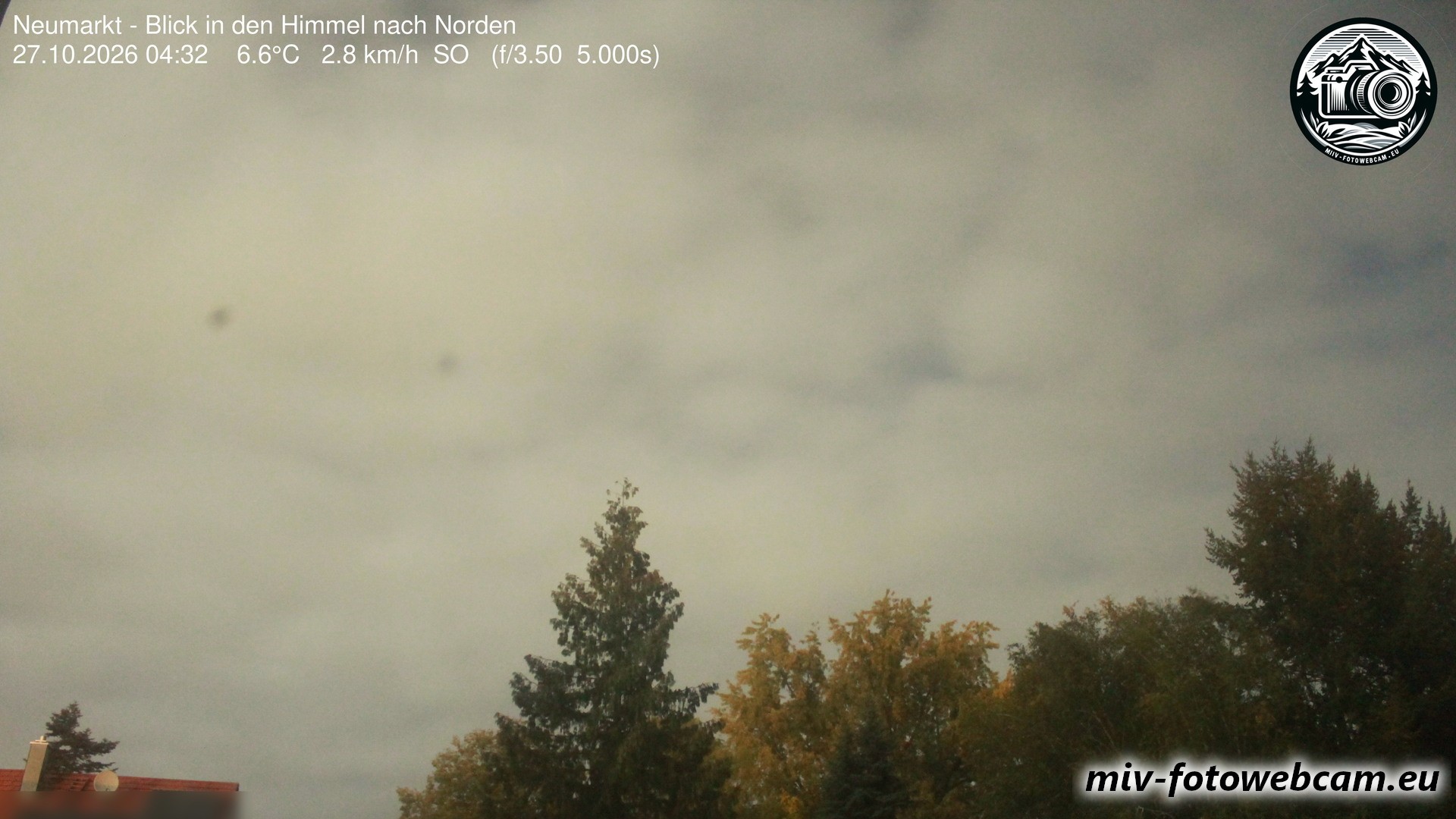 Archiv Foto Neumarkt in der Oberpfalz: Wetter-Webcam Norden