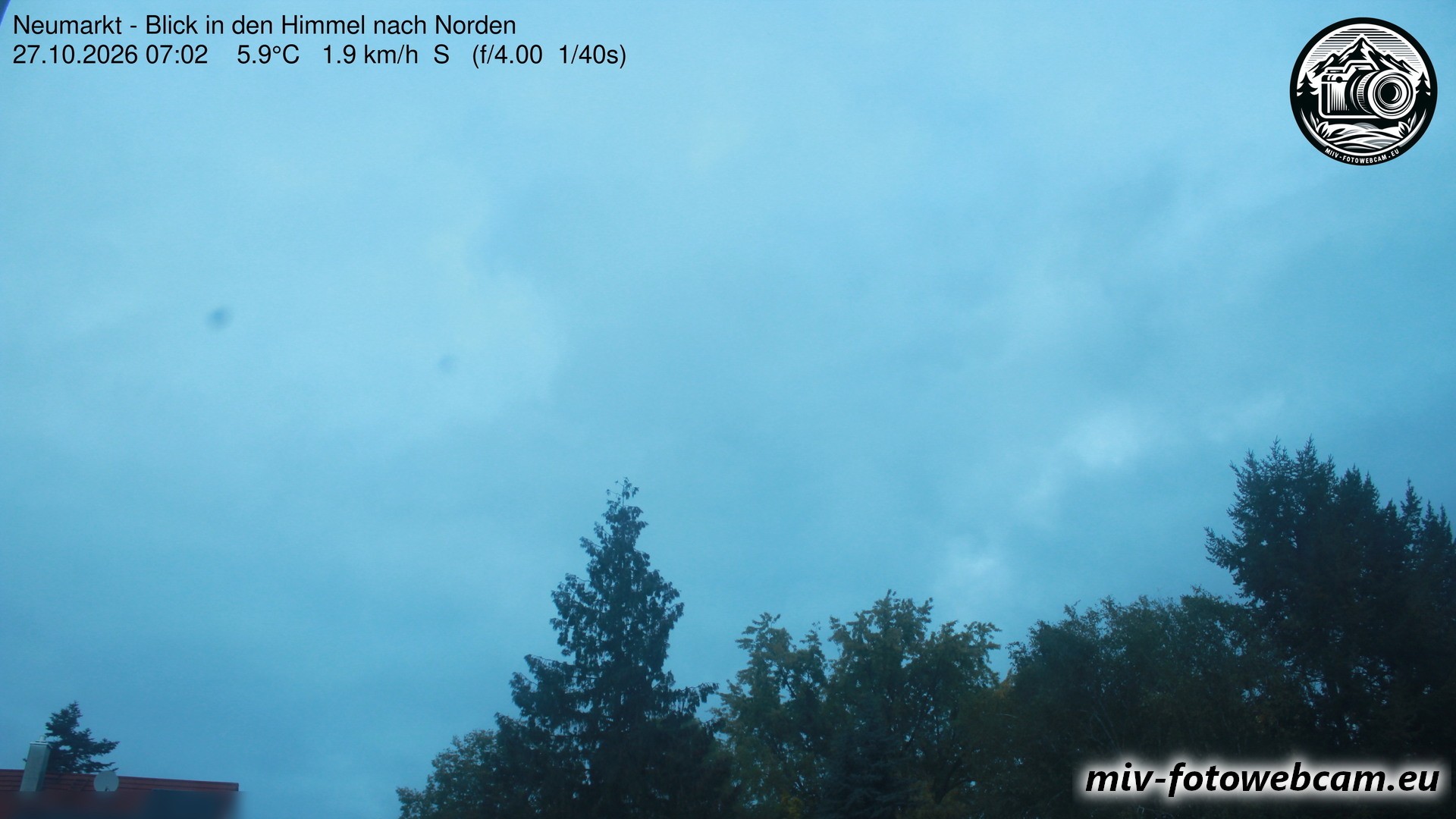 Archiv Foto Neumarkt in der Oberpfalz: Wetter-Webcam Norden