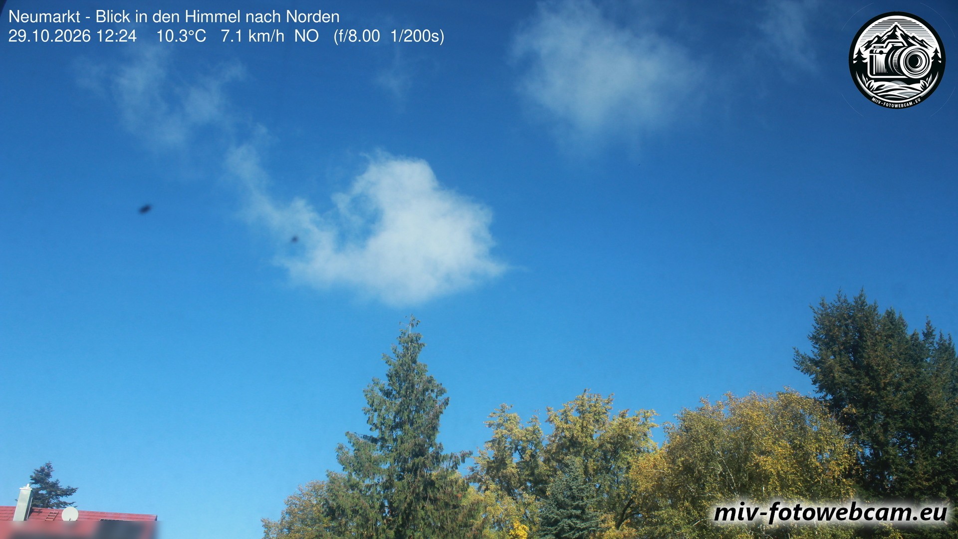 Archiv Foto Neumarkt in der Oberpfalz: Wetter-Webcam Norden