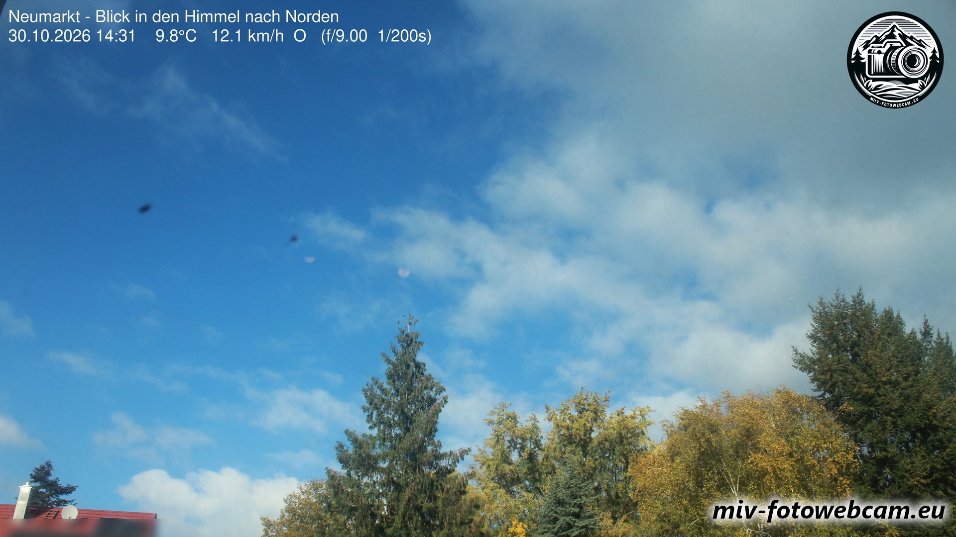 Archiv Foto Neumarkt in der Oberpfalz: Wetter-Webcam Norden