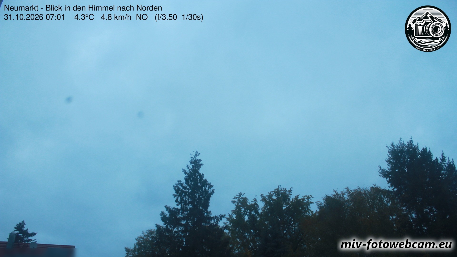 Archiv Foto Neumarkt in der Oberpfalz: Wetter-Webcam Norden