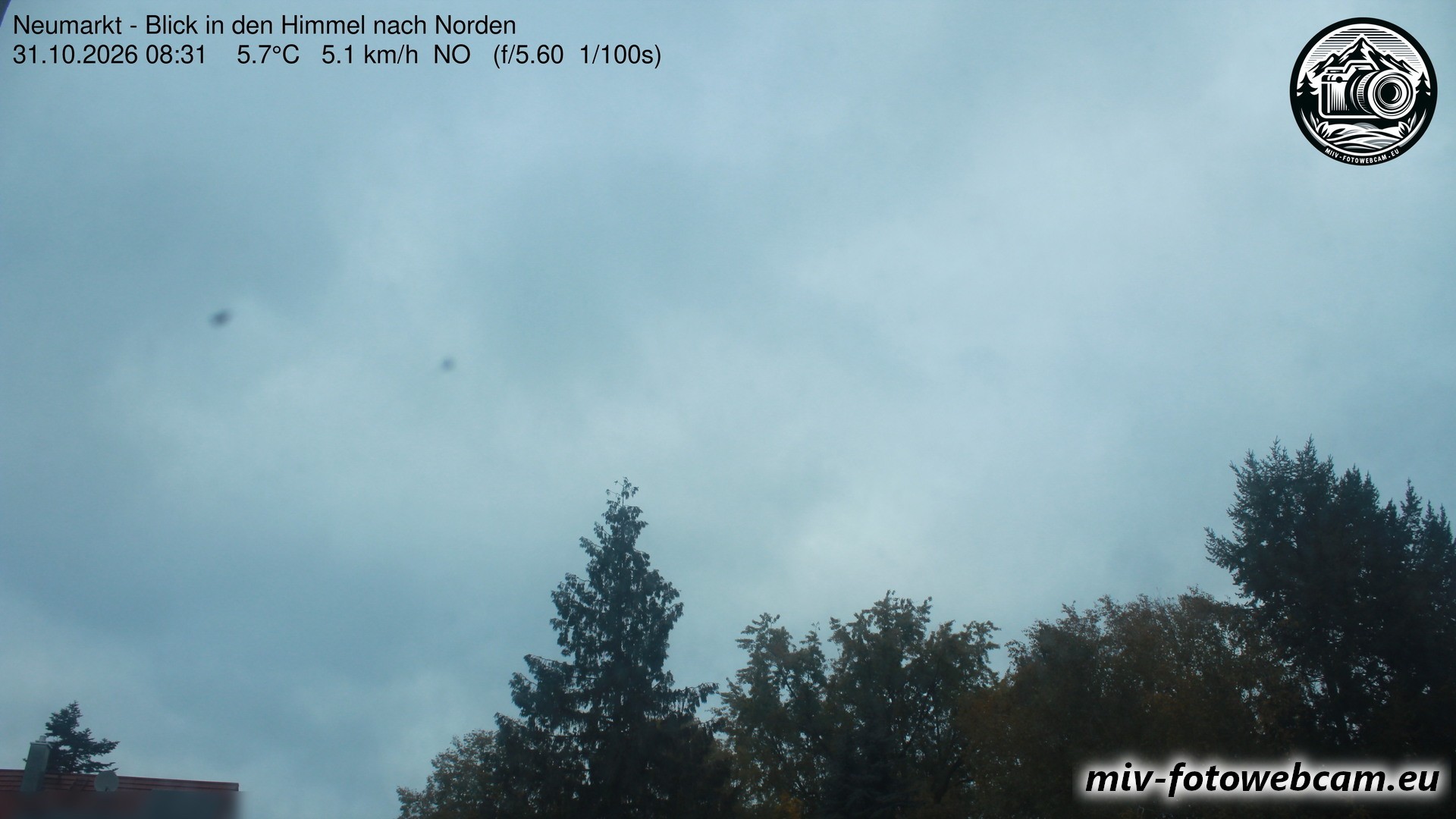 Archiv Foto Neumarkt in der Oberpfalz: Wetter-Webcam Norden