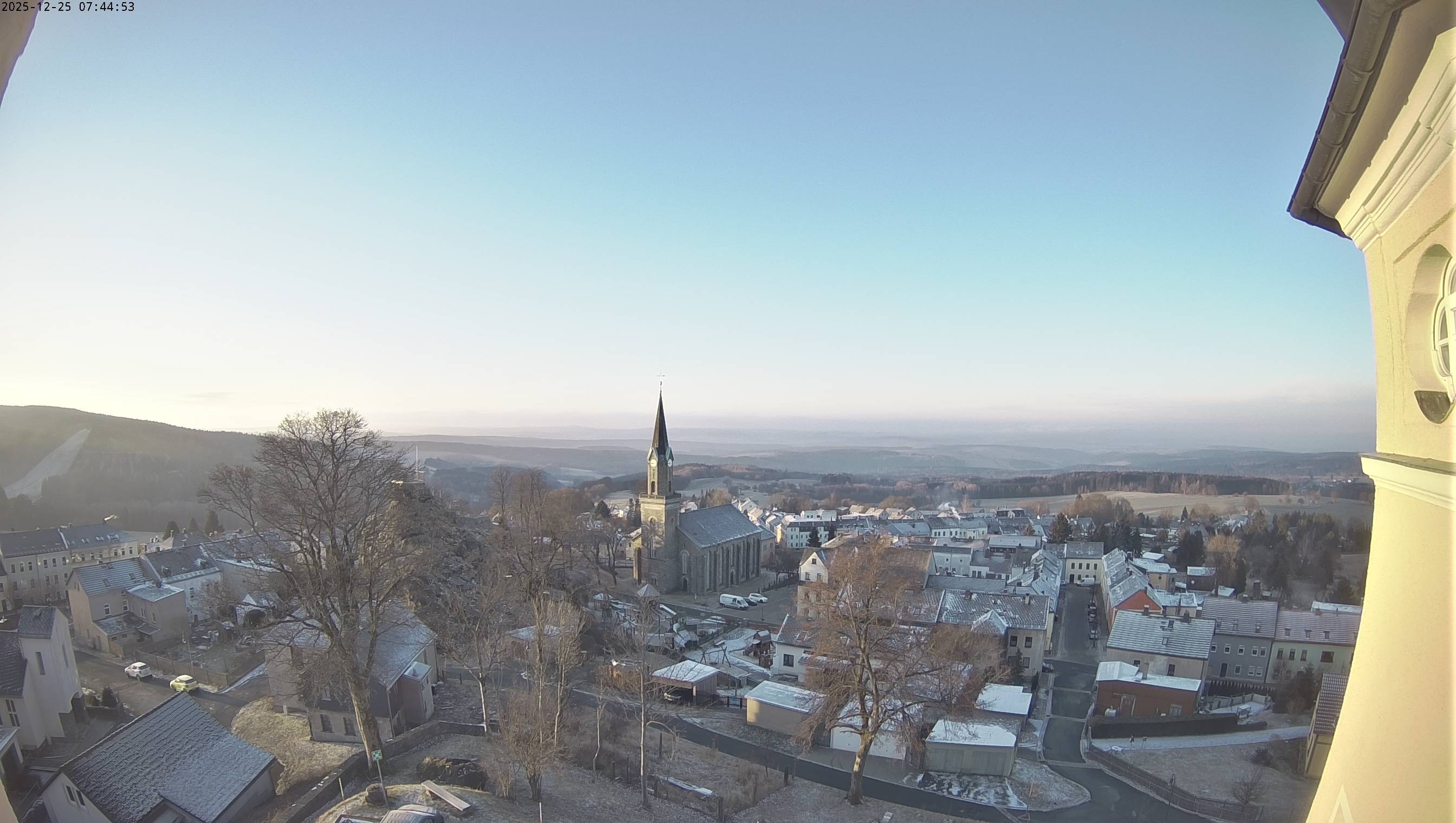 Archiv Foto Webcam Schöneck im Vogtland: Blick über den Ort