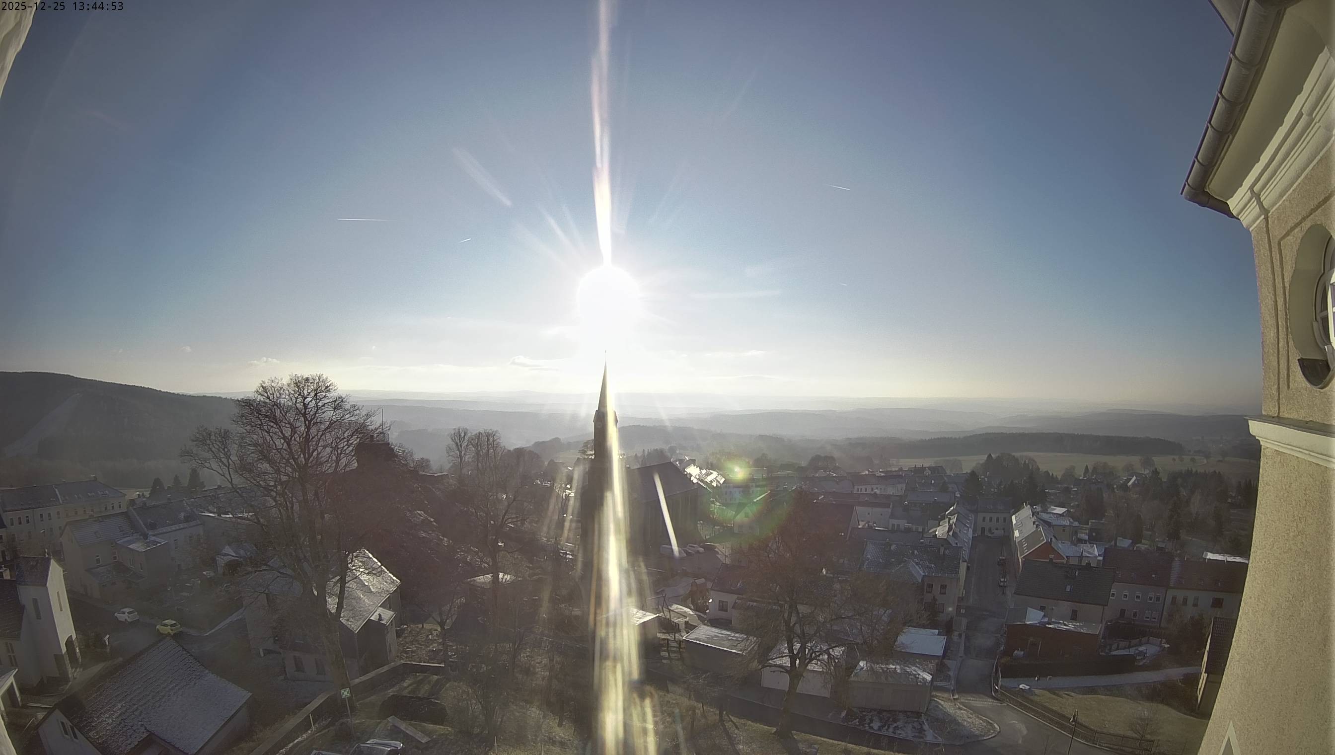 Archiv Foto Webcam Schöneck im Vogtland: Blick über den Ort