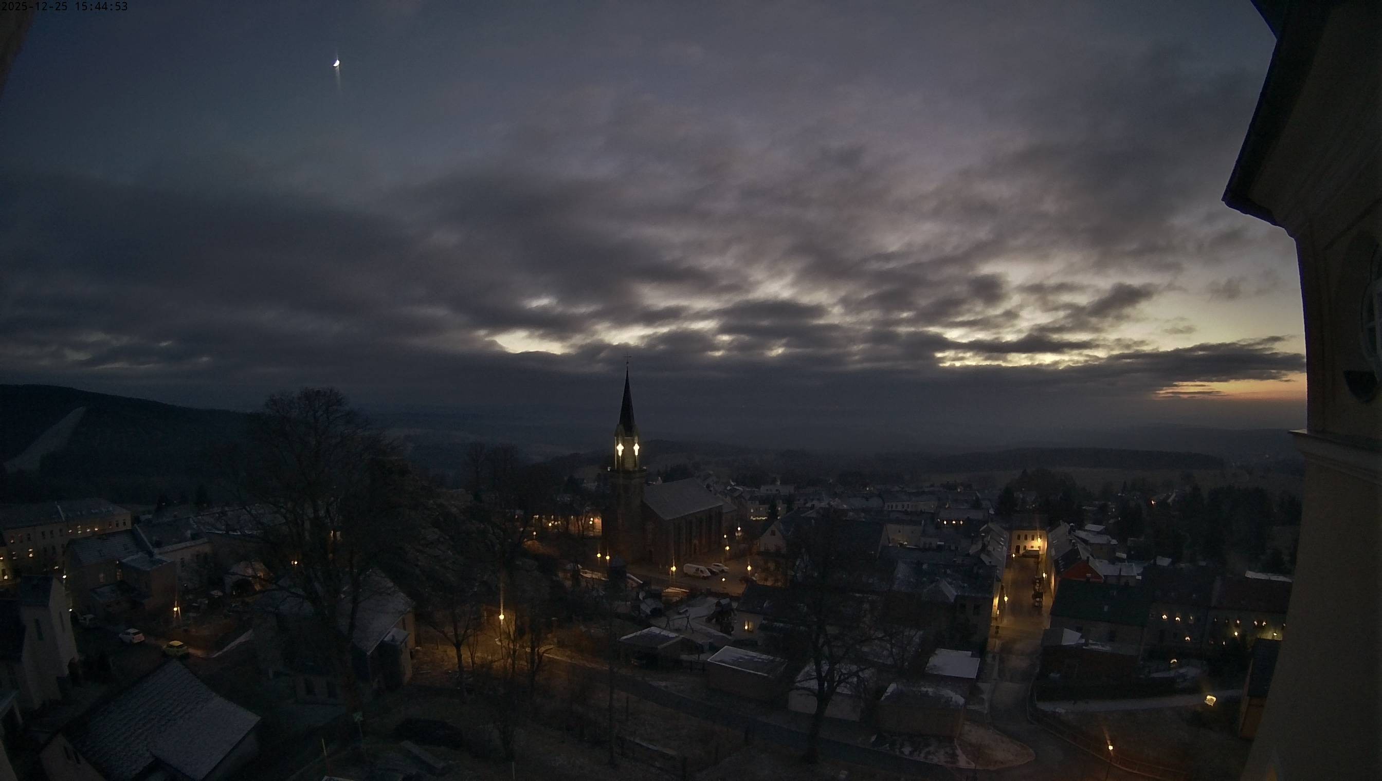 Archiv Foto Webcam Schöneck im Vogtland: Blick über den Ort
