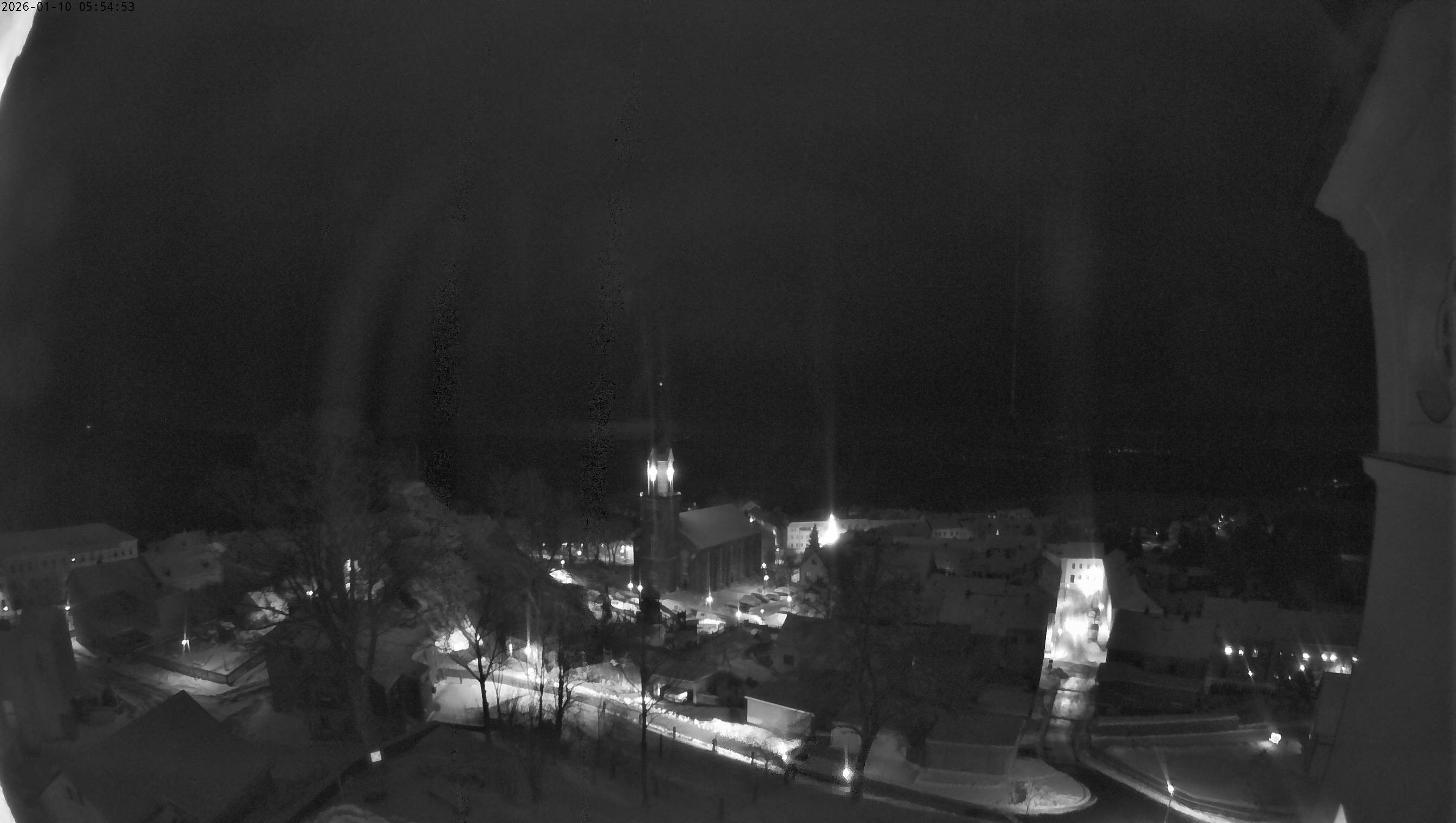 Archived image Webcam Schöneck - View Church