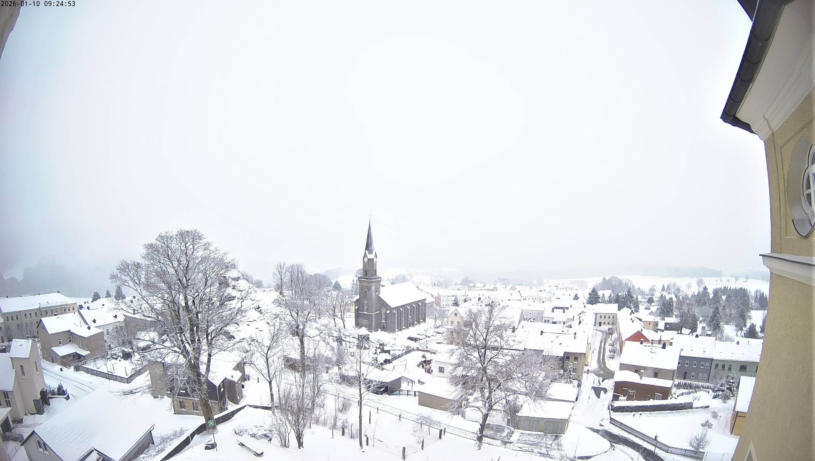 Archived image Webcam Schöneck - View Church
