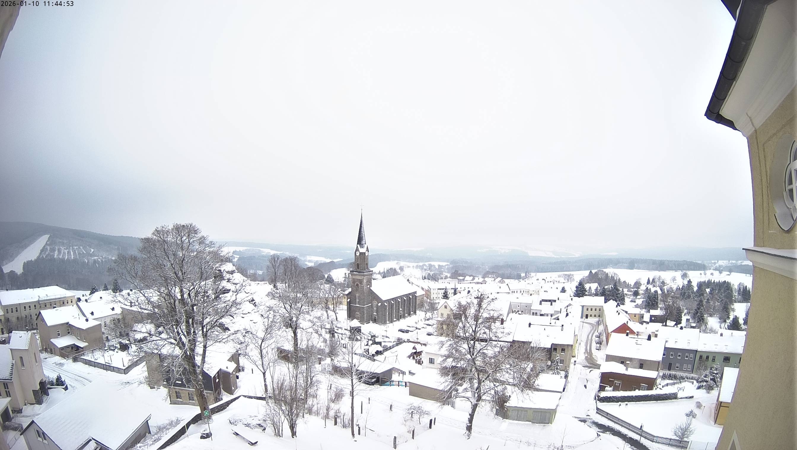 Archived image Webcam Schöneck - View Church