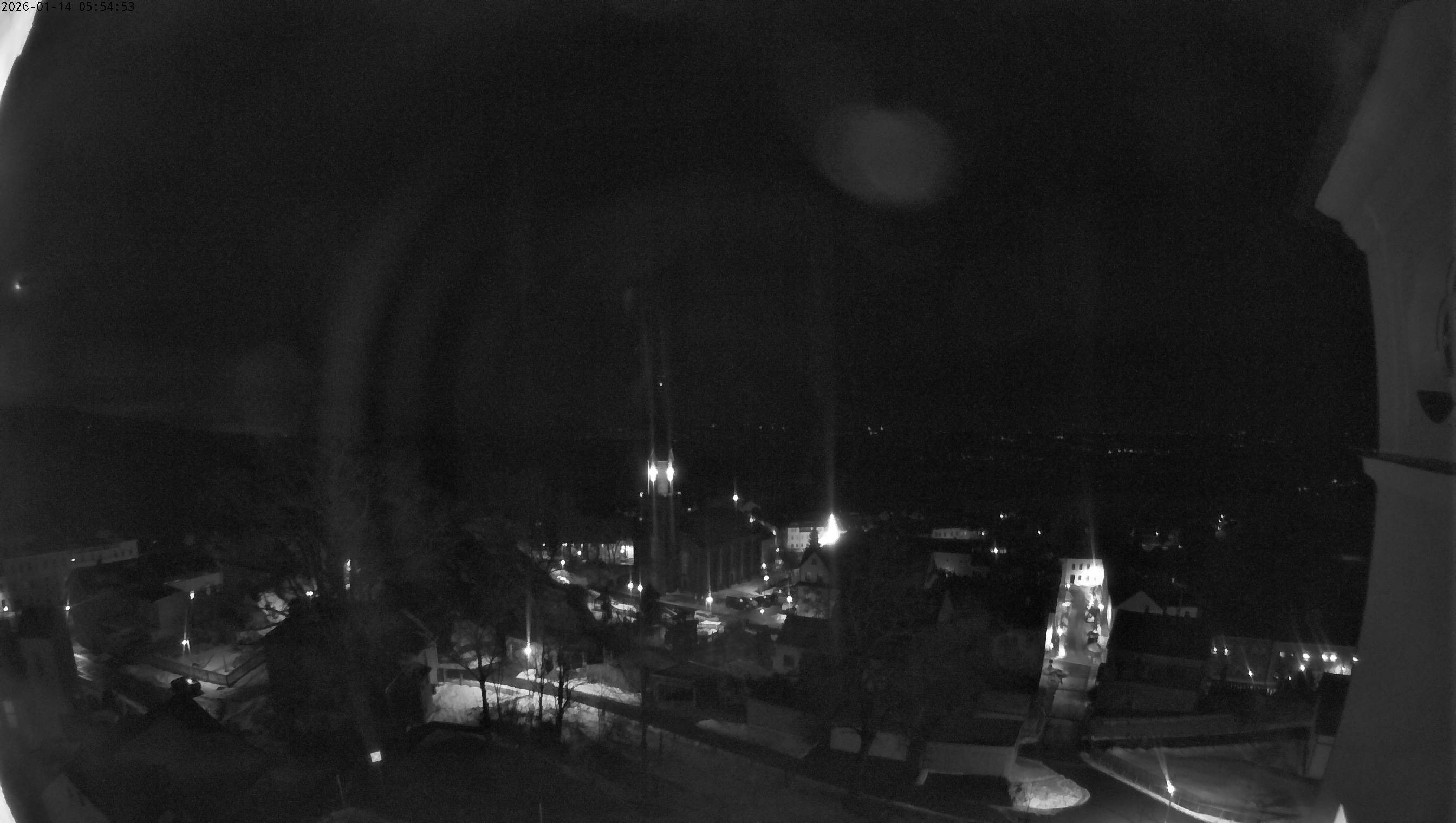 Archiv Foto Webcam Schöneck im Vogtland: Blick über den Ort