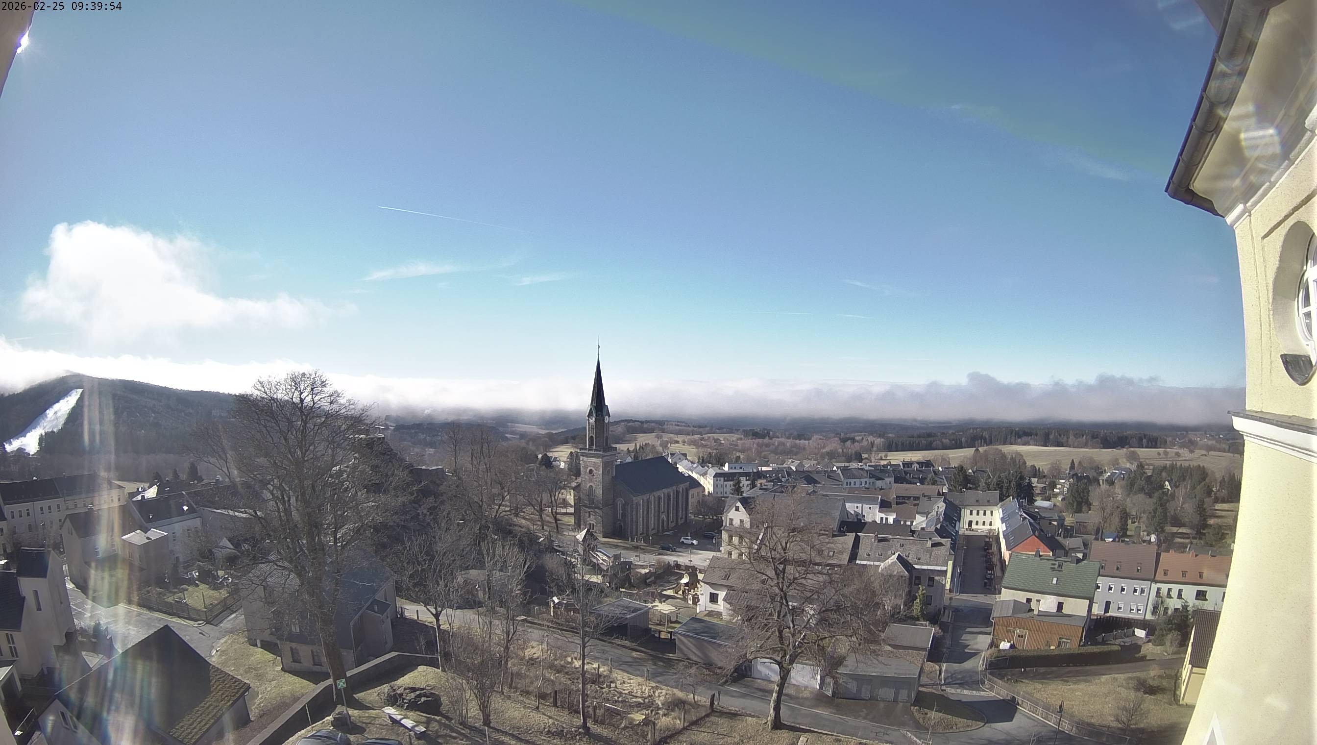 Archiv Foto Webcam Schöneck im Vogtland: Blick über den Ort