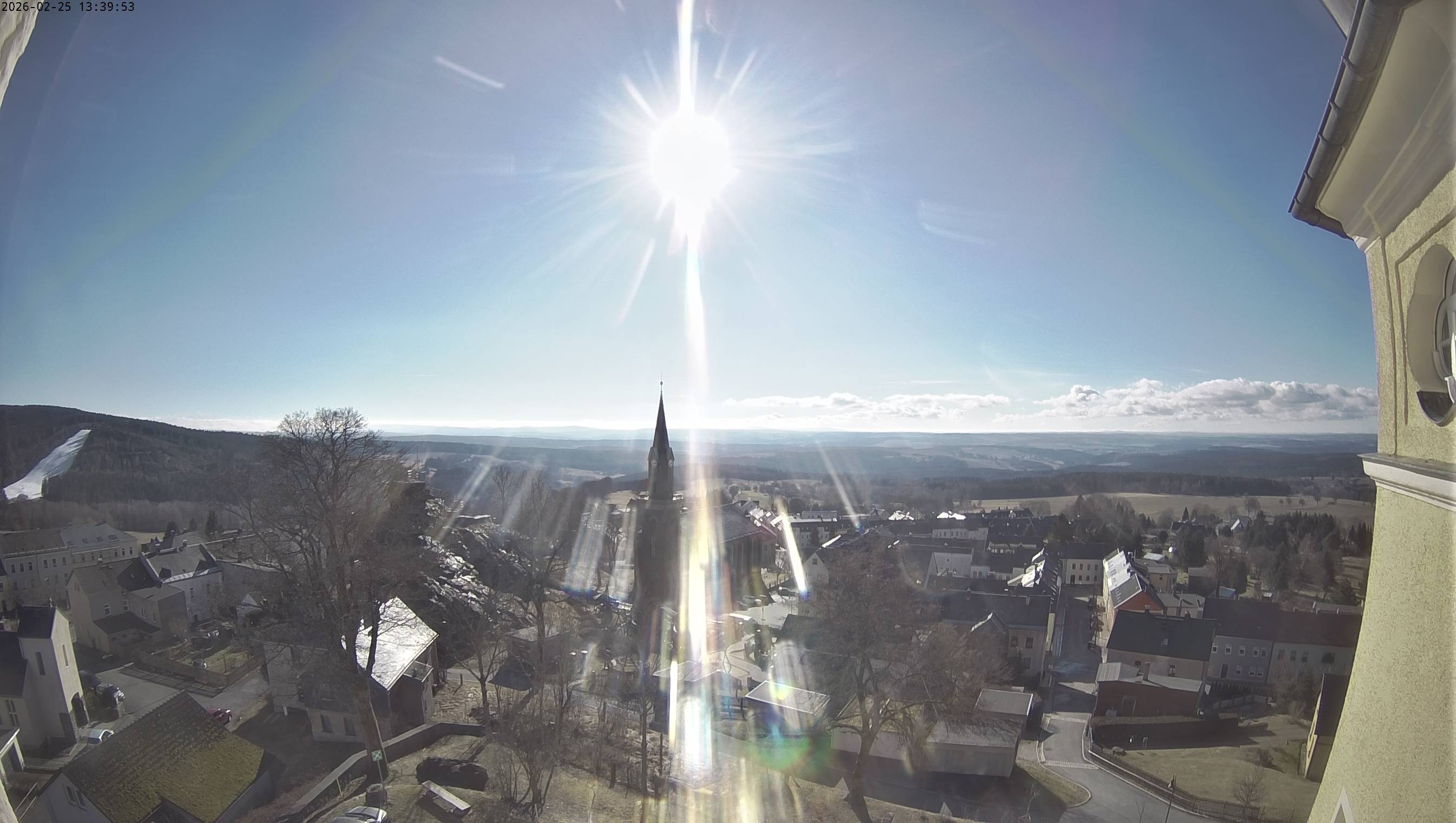 Archiv Foto Webcam Schöneck im Vogtland: Blick über den Ort