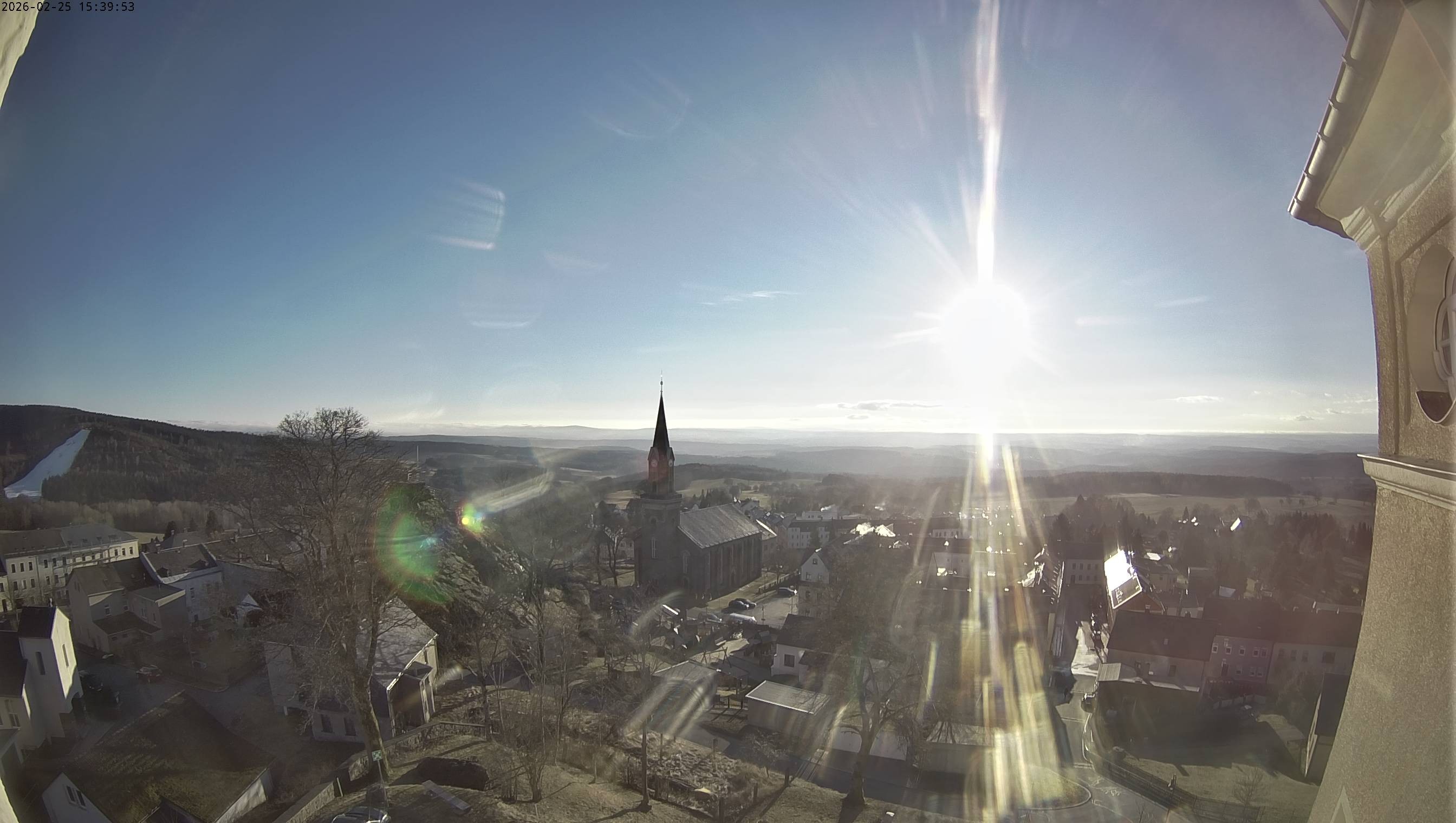 Archiv Foto Webcam Schöneck im Vogtland: Blick über den Ort