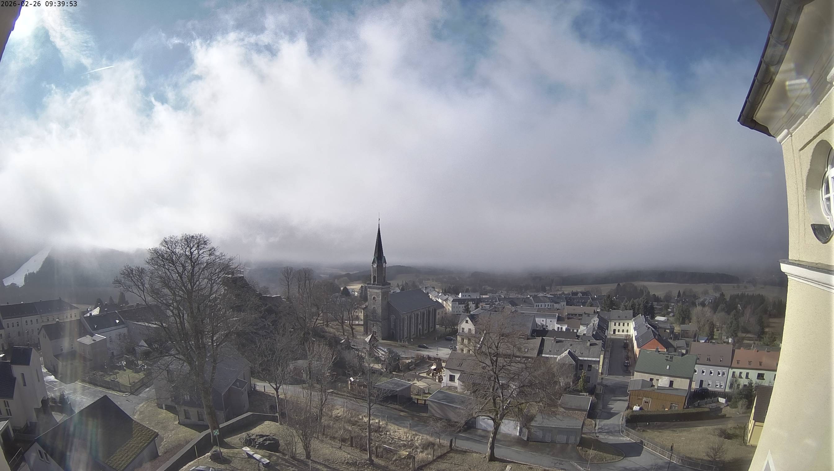 Archived image Webcam Schöneck - View Church