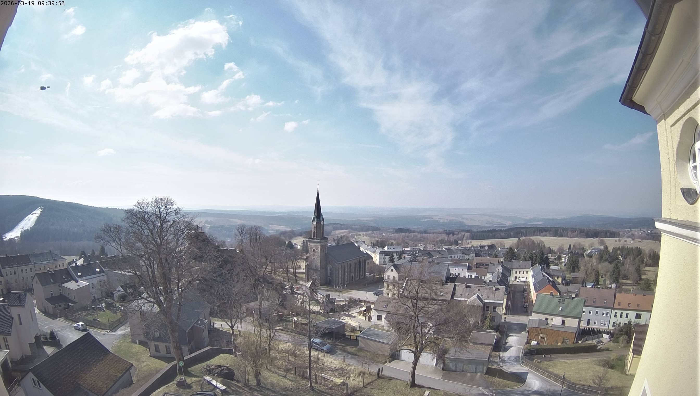 Archiv Foto Webcam Schöneck im Vogtland: Blick über den Ort
