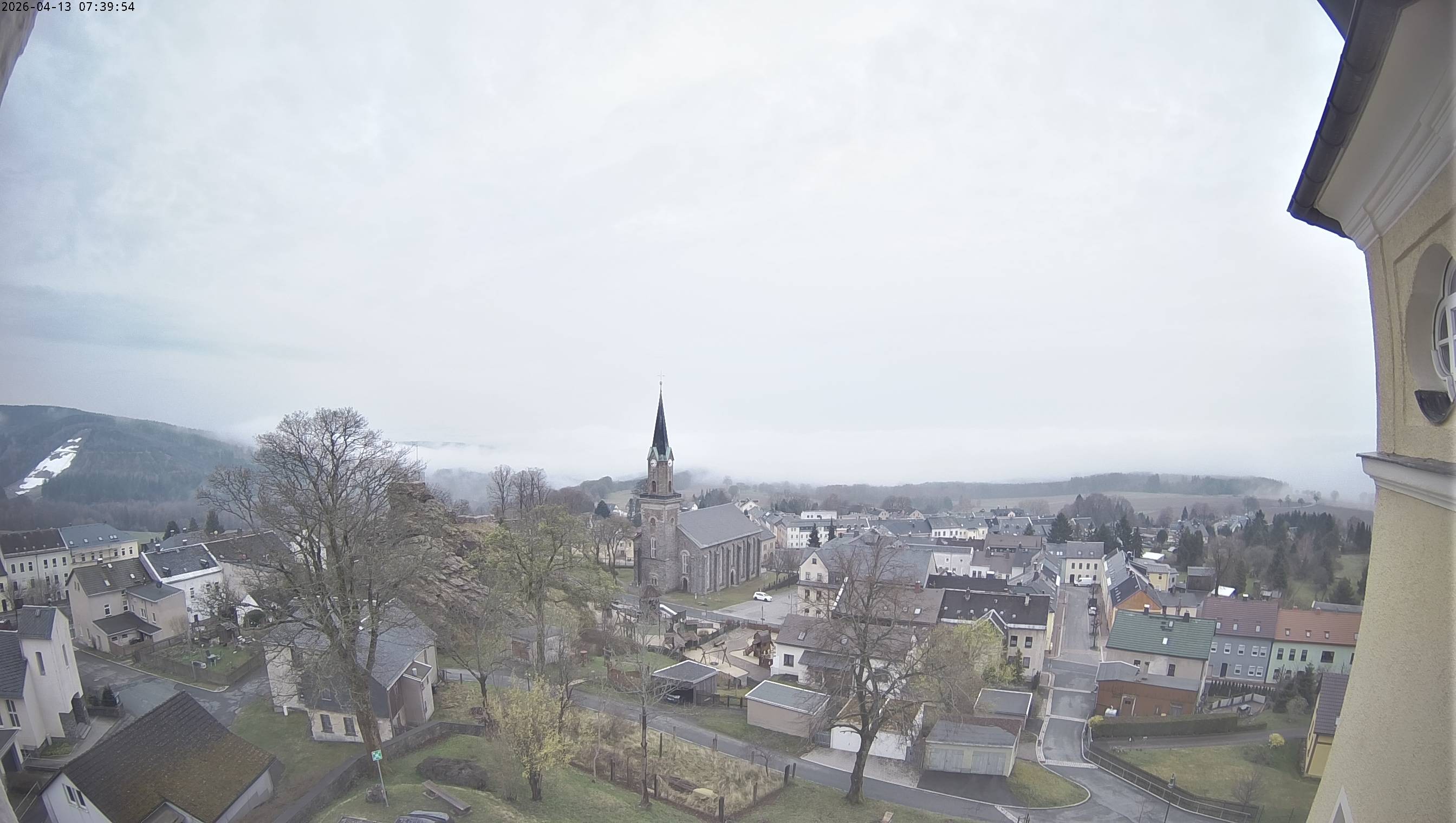 Archived image Webcam Schöneck - View Church