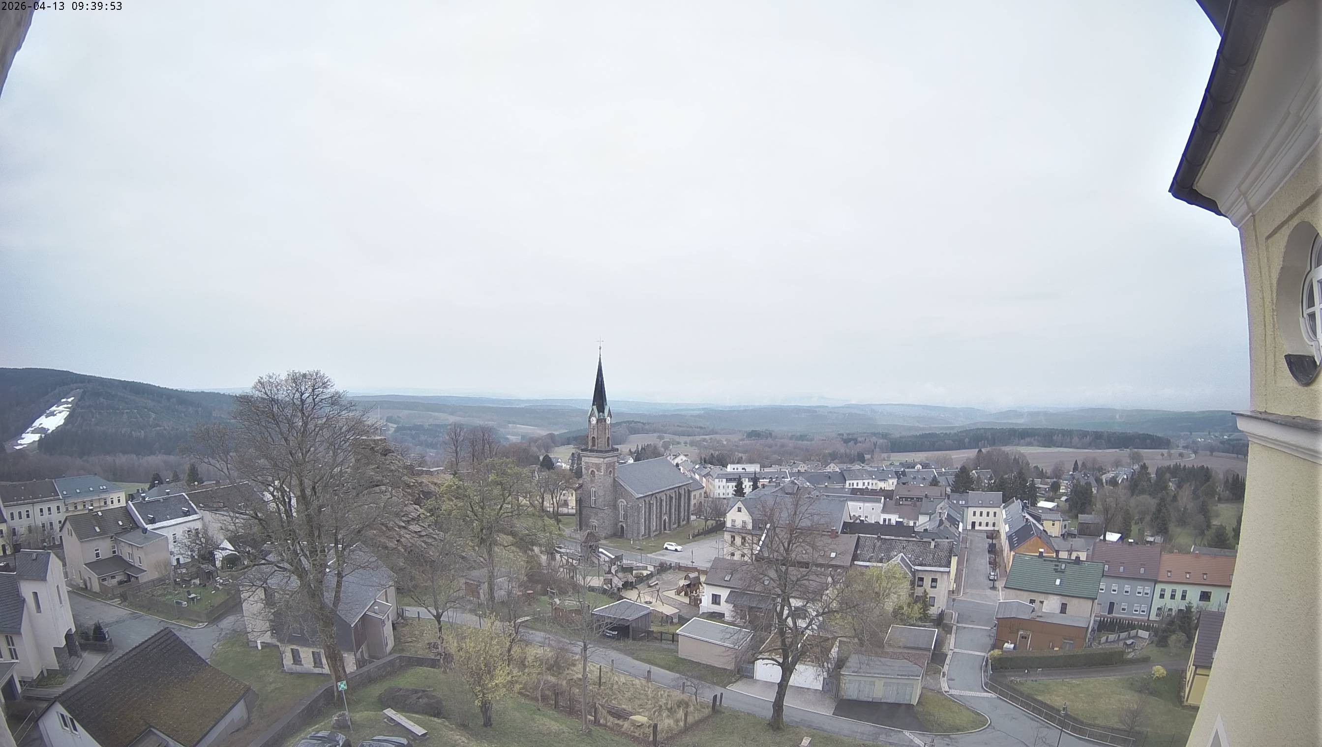 Archived image Webcam Schöneck - View Church