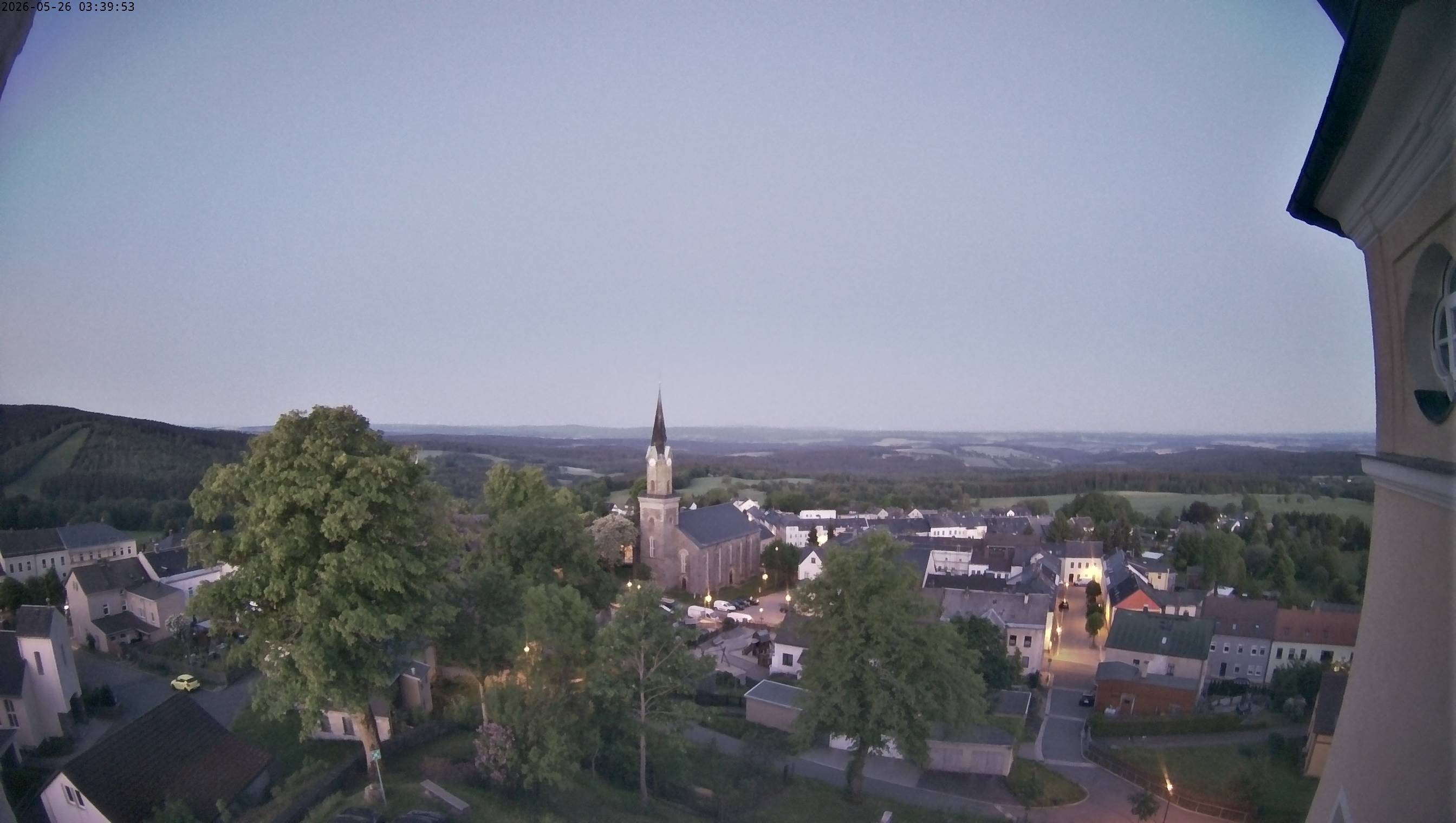 Archiv Foto Webcam Schöneck im Vogtland: Blick über den Ort