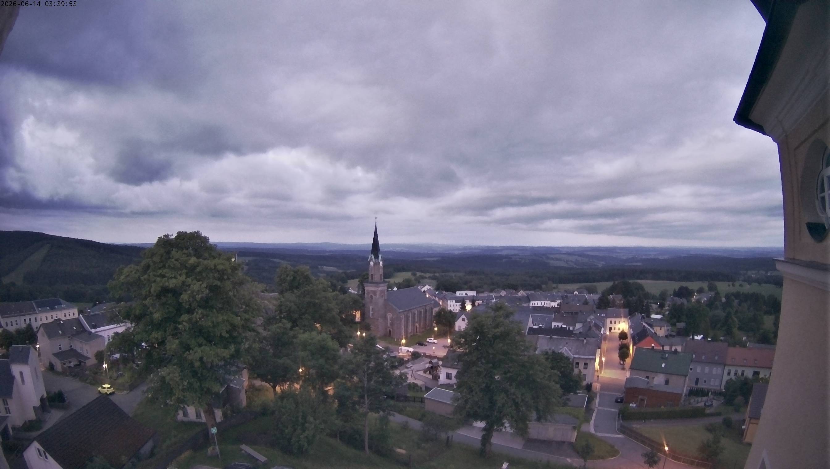 Archived image Webcam Schöneck - View Church
